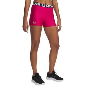 Under Armour Women's HeatGear Shorty 3" Shorts - Pink/White