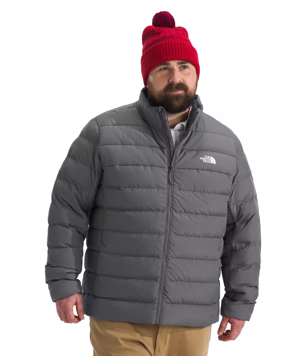 The North Face Big Men's Aconcagua 3 Jacket -Smoked Pearl - SMOKED PEARL