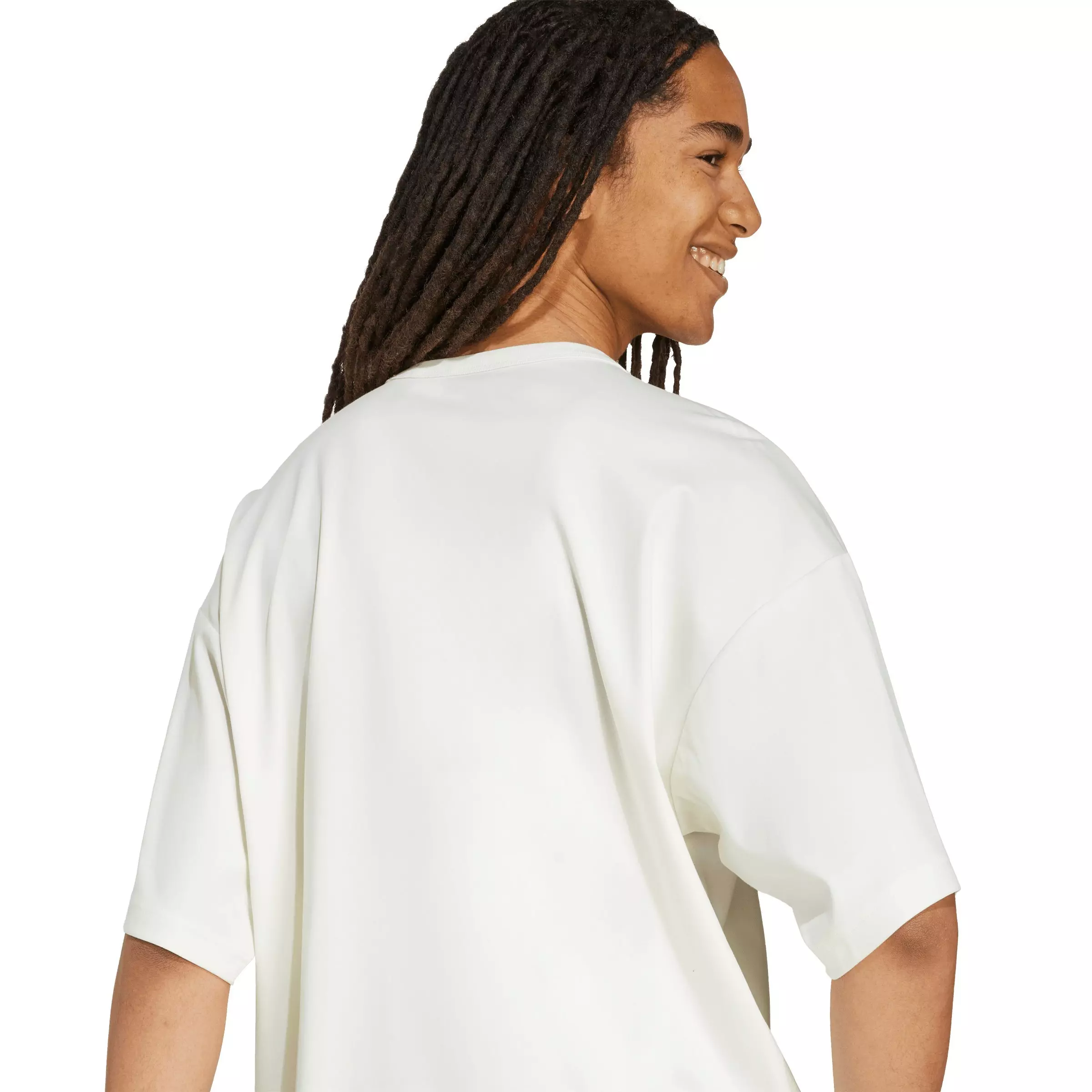 adidas Men's Soft Lux T-Shirt - Off-White - OFF-WHITE
