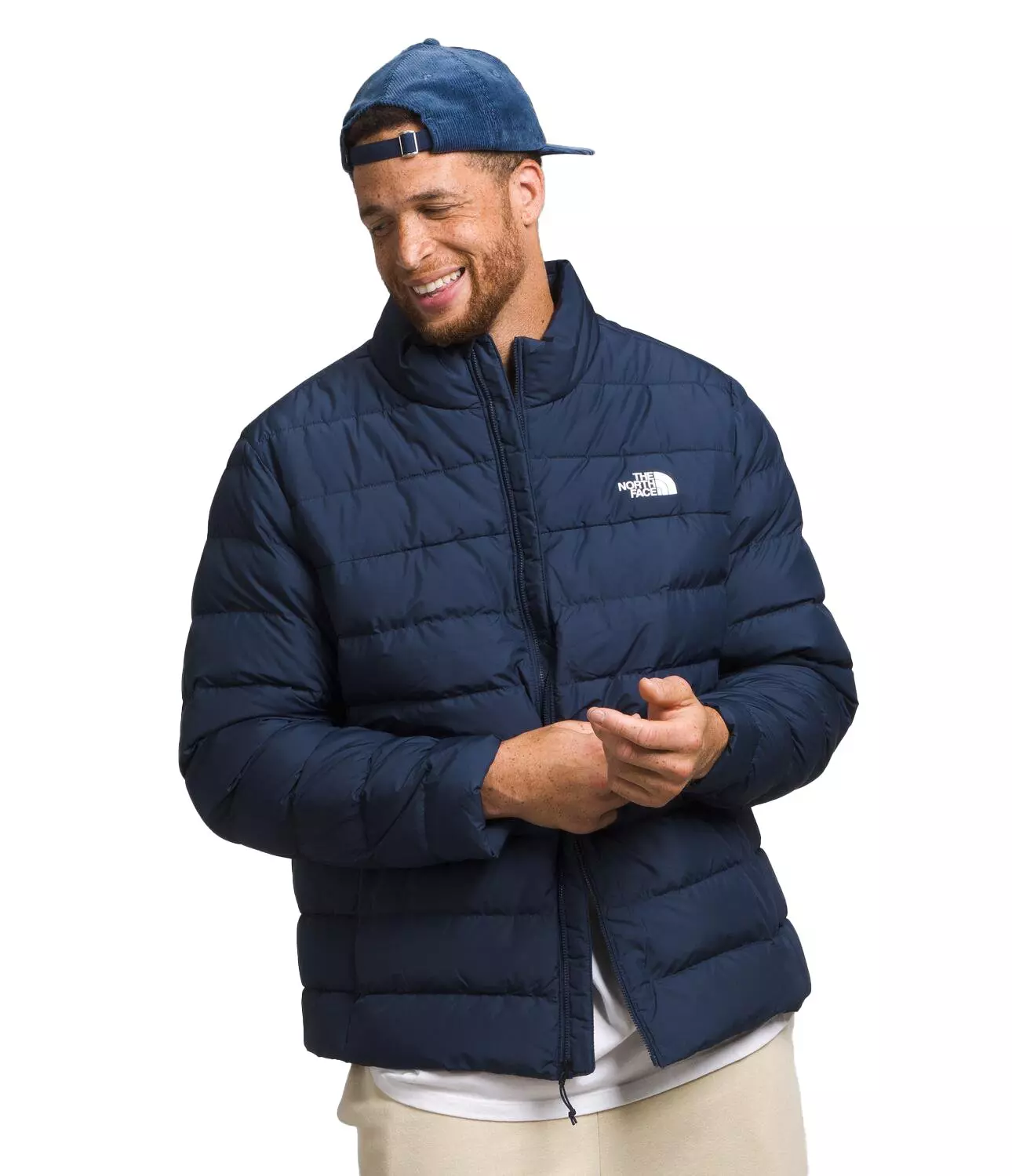 The North Face Big Men's Aconcagua 3 Jacket -Navy - NAVY