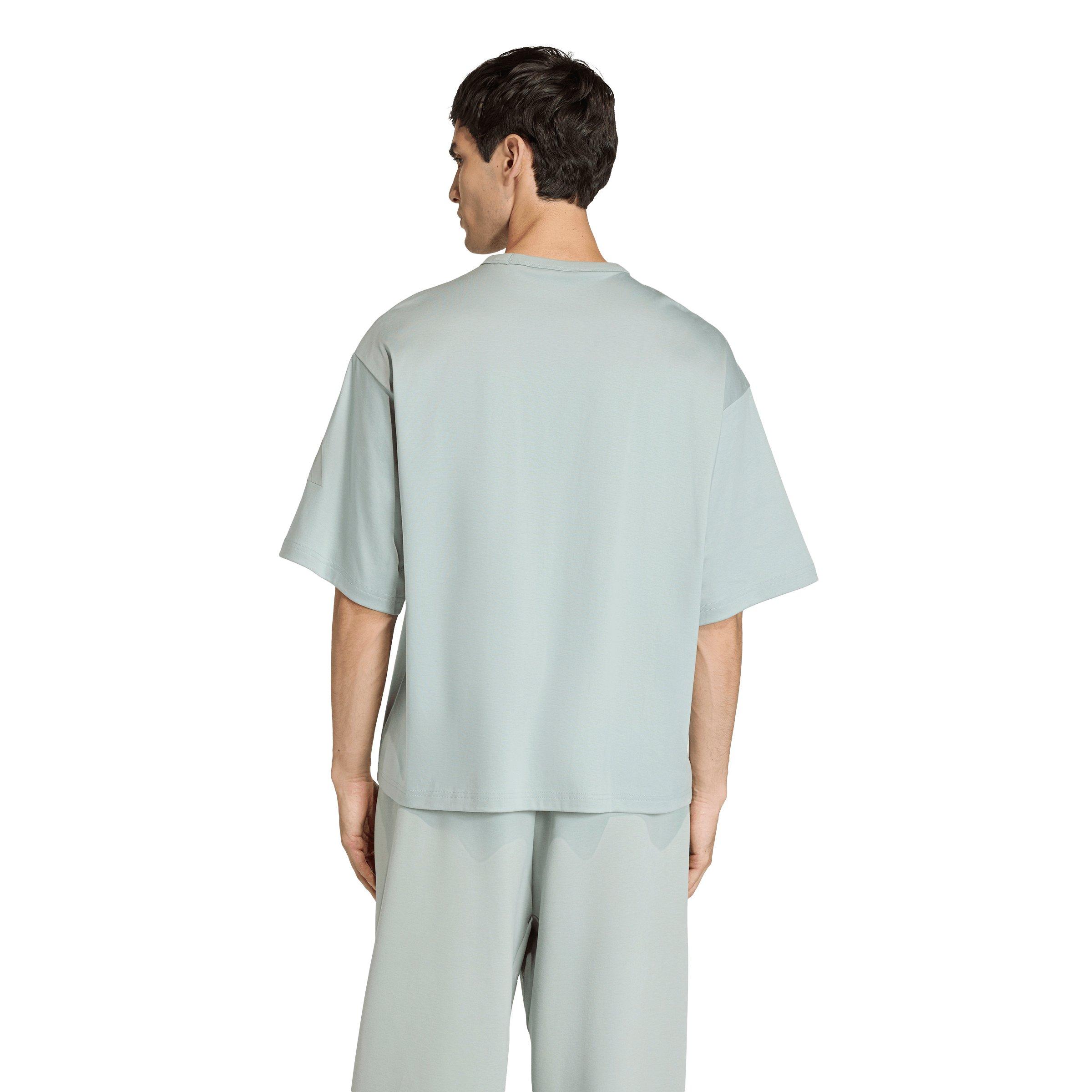 adidas Men's Soft Lux T-Shirt - Green - GREEN Thumbnail View 2