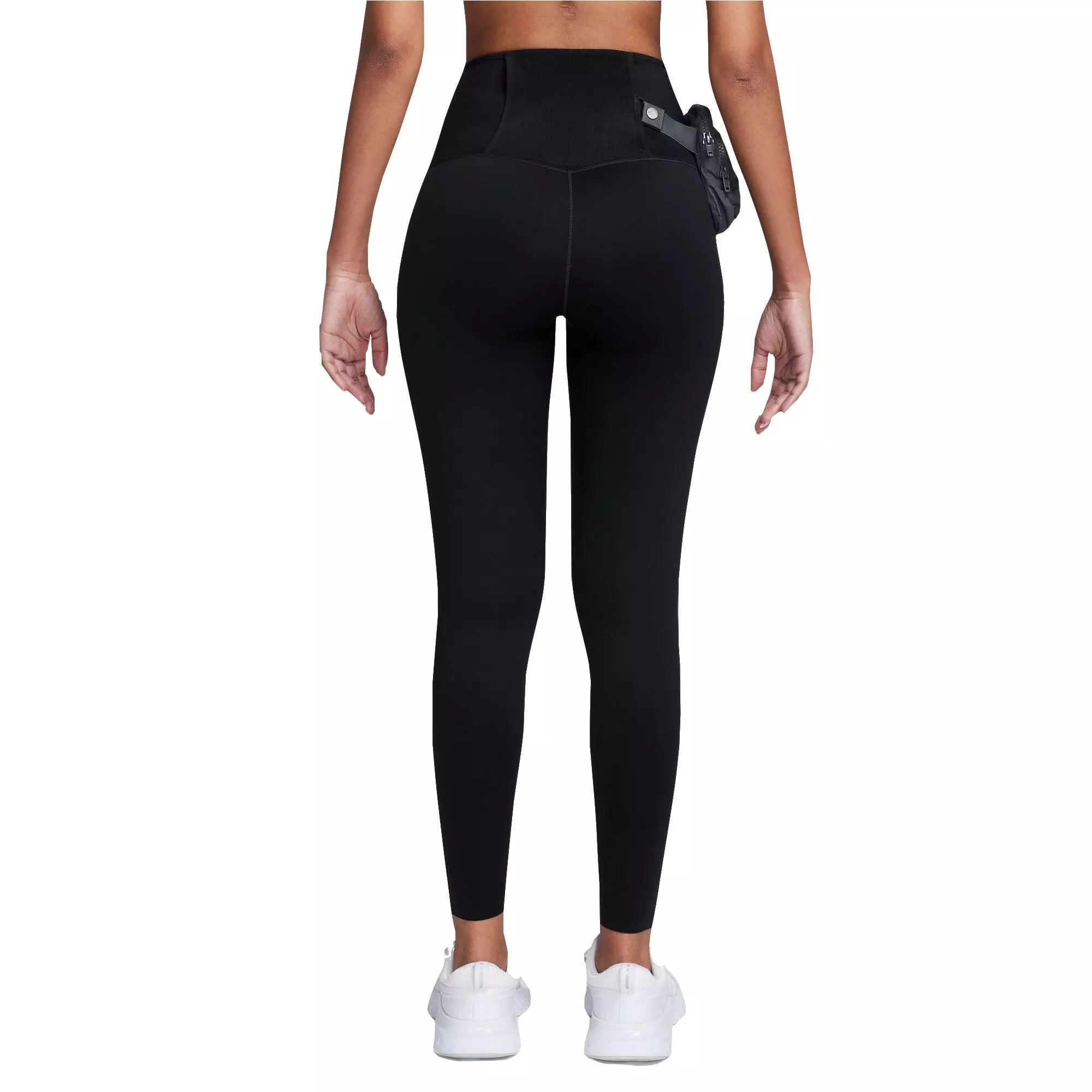 Nike Women's Trail Go Firm-Support High-Waisted 7/8 Leggings with Pockets - BLACK
