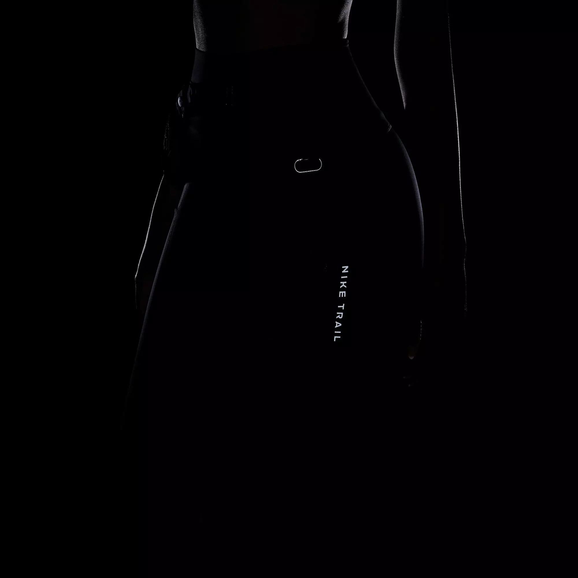 Nike Women's Trail Go Firm-Support High-Waisted 7/8 Leggings with Pockets - BLACK