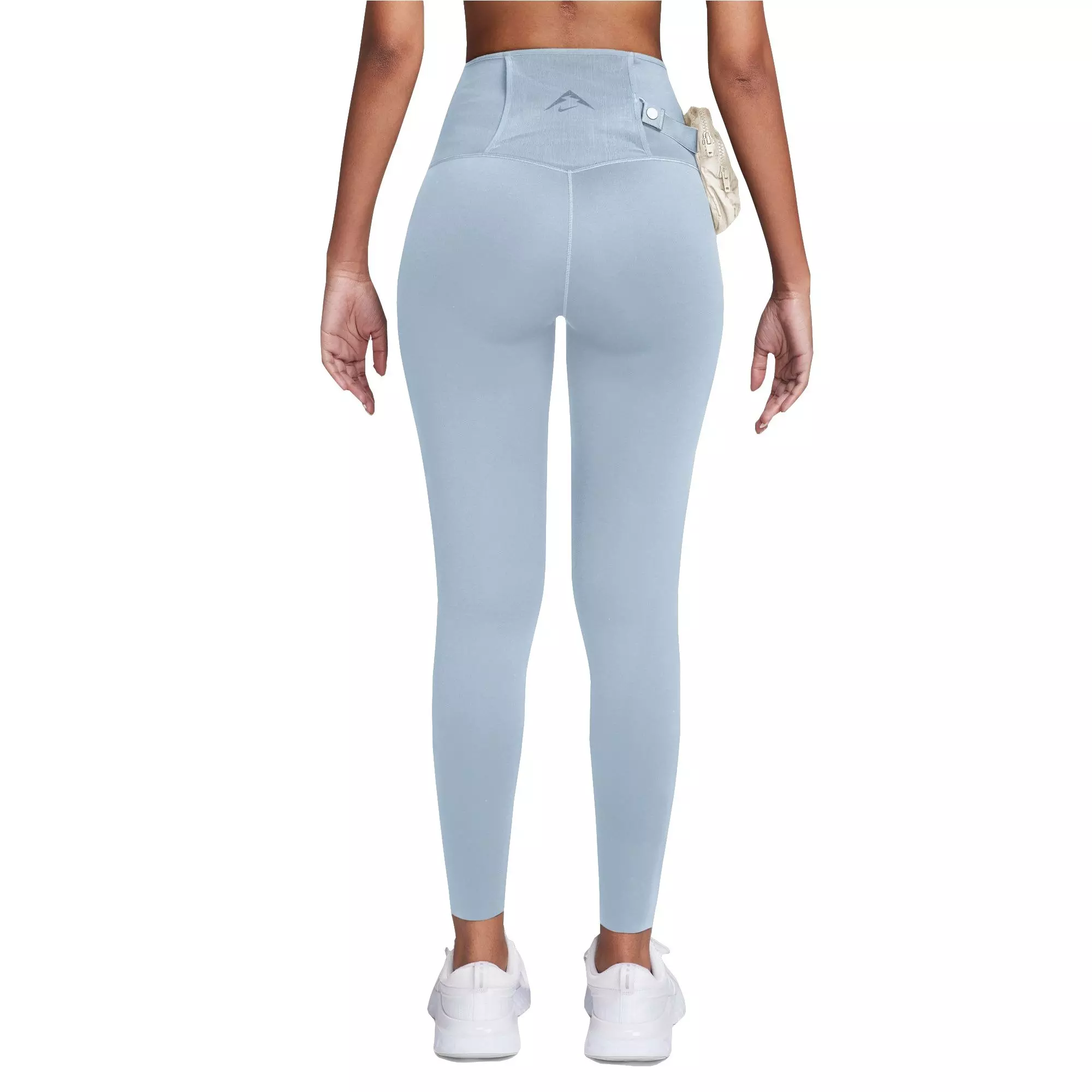 Nike Women's Trail Go Firm-Support High-Waisted 7/8 Leggings with Pockets - BLUE