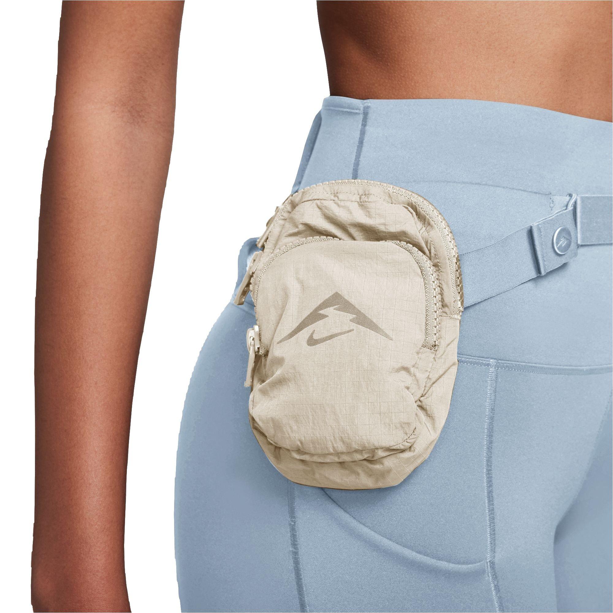 Nike Women's Trail Go Firm-Support High-Waisted 7/8 Leggings with Pockets - BLUE Thumbnail View 4