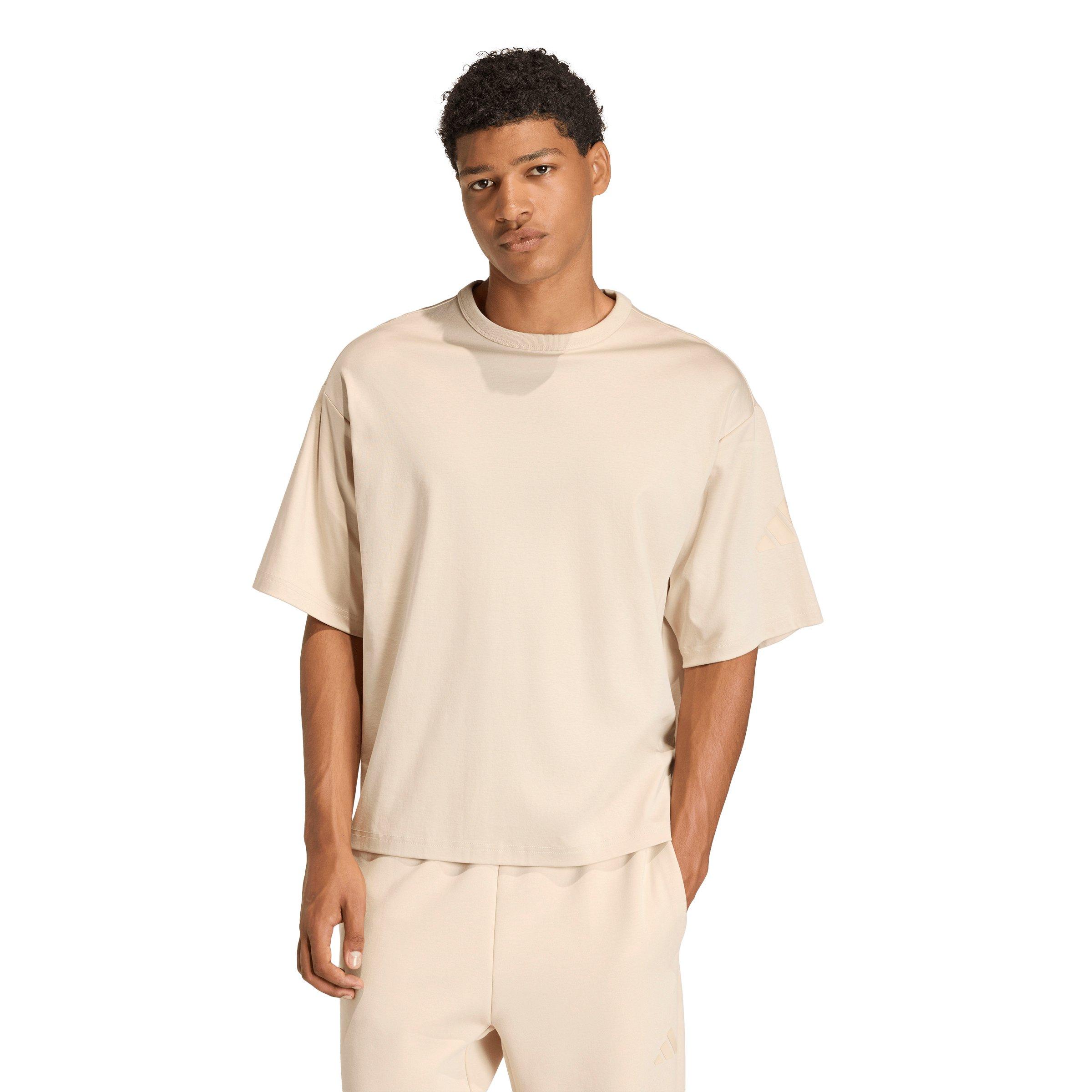 adidas Men's Soft Lux T-Shirt - Cream - CREAM Thumbnail View 1