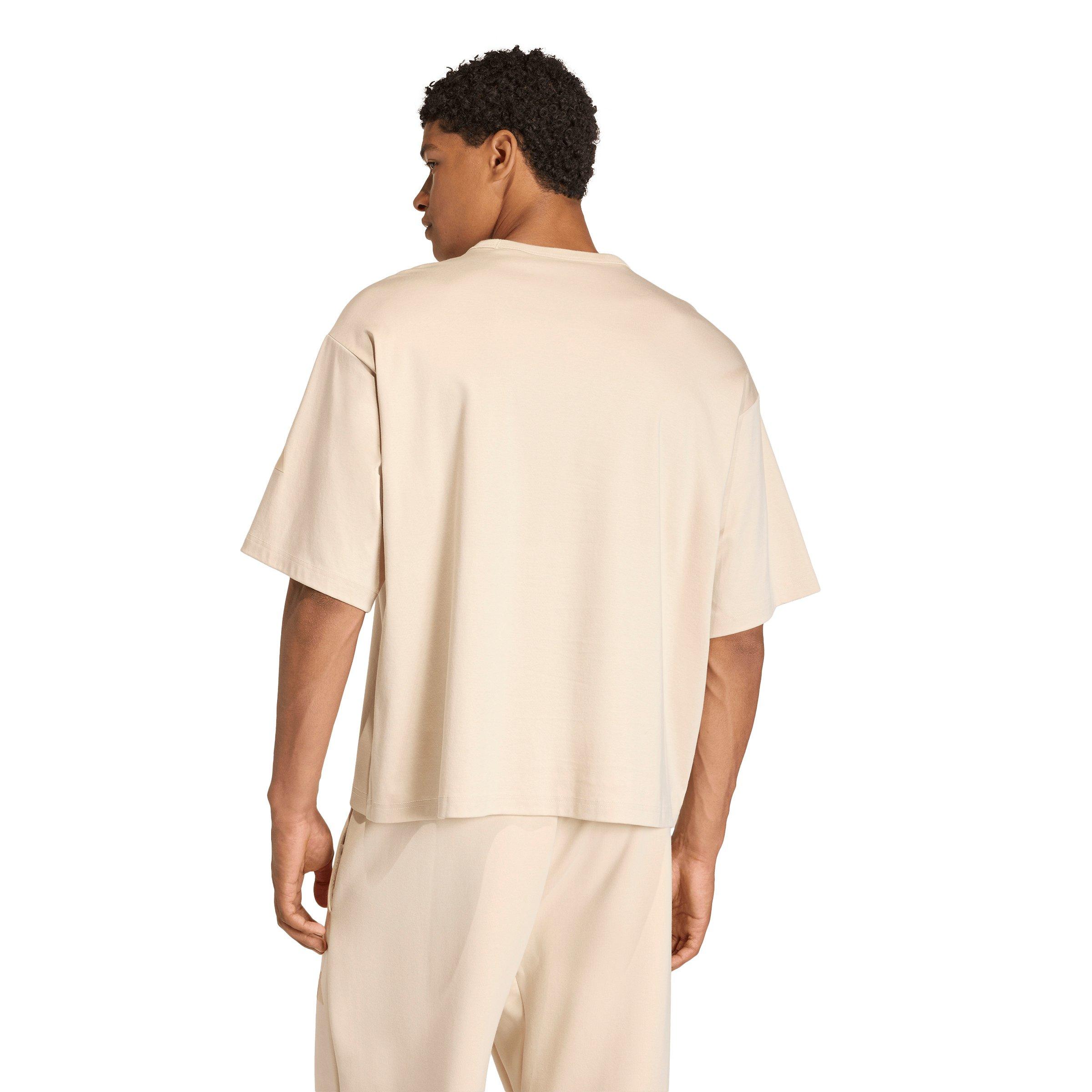 adidas Men's Soft Lux T-Shirt - Cream - CREAM Thumbnail View 2