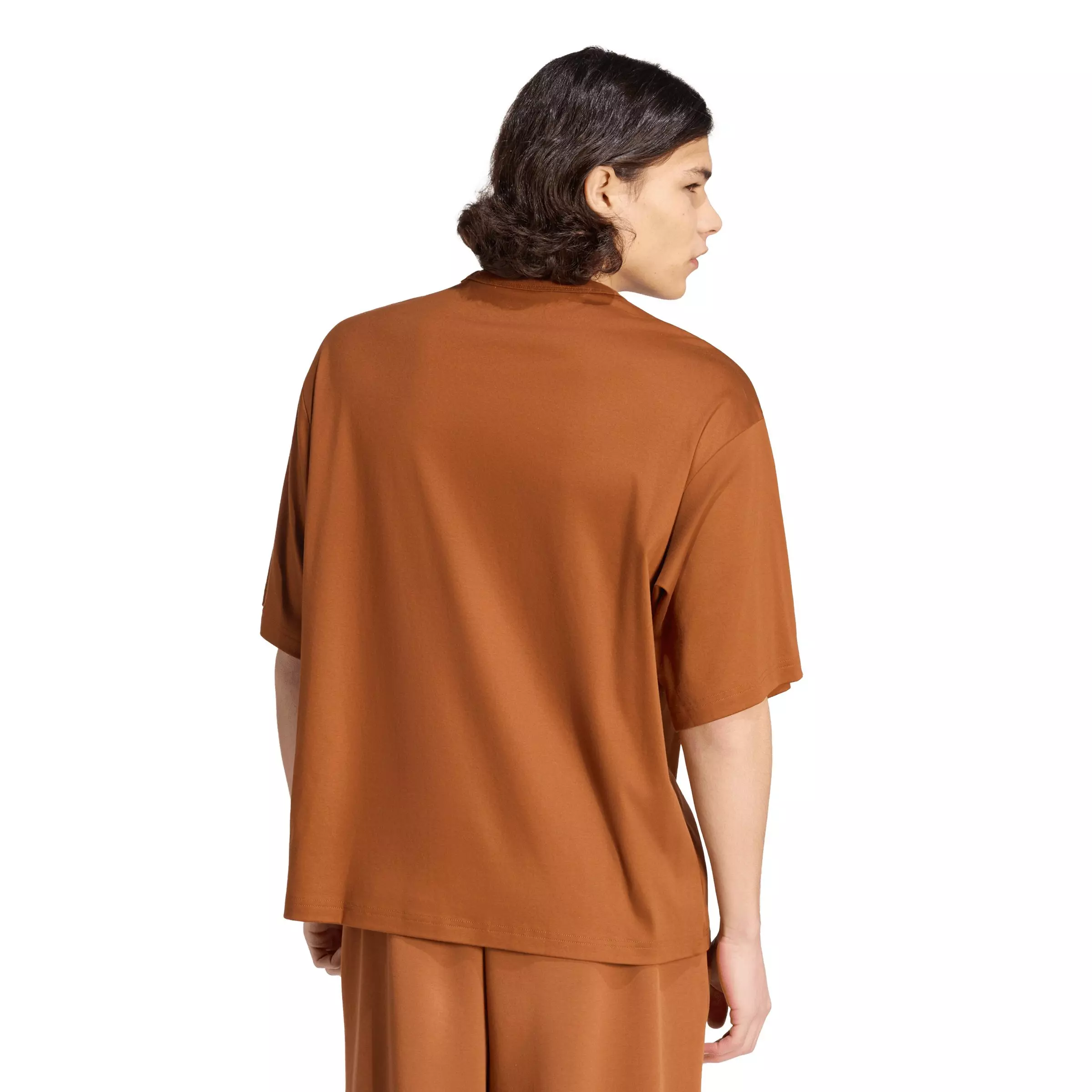 adidas Men's Soft Lux T-Shirt - Brown - BROWN