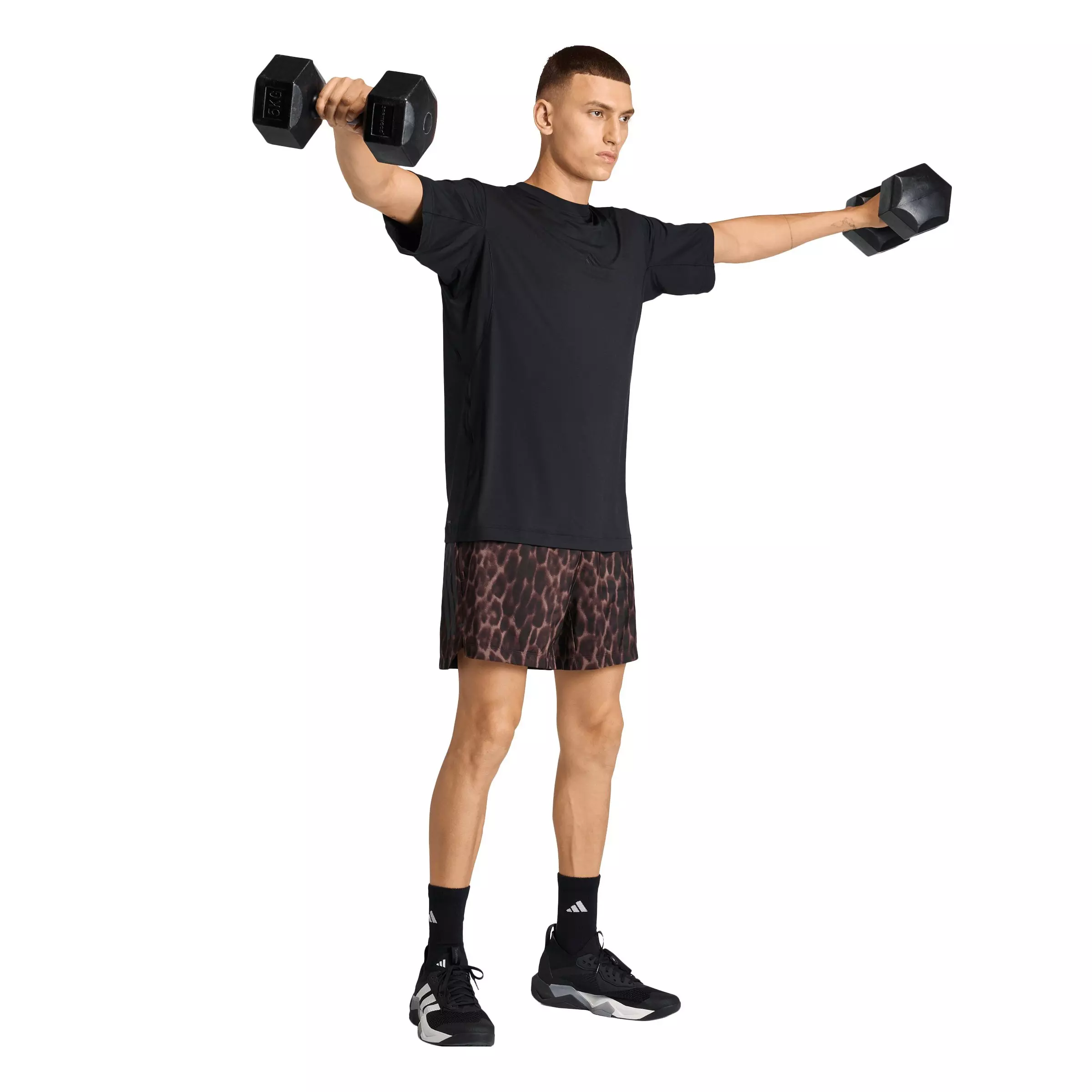 adidas Men's Puremotion T-Shirt - Black - BLACK