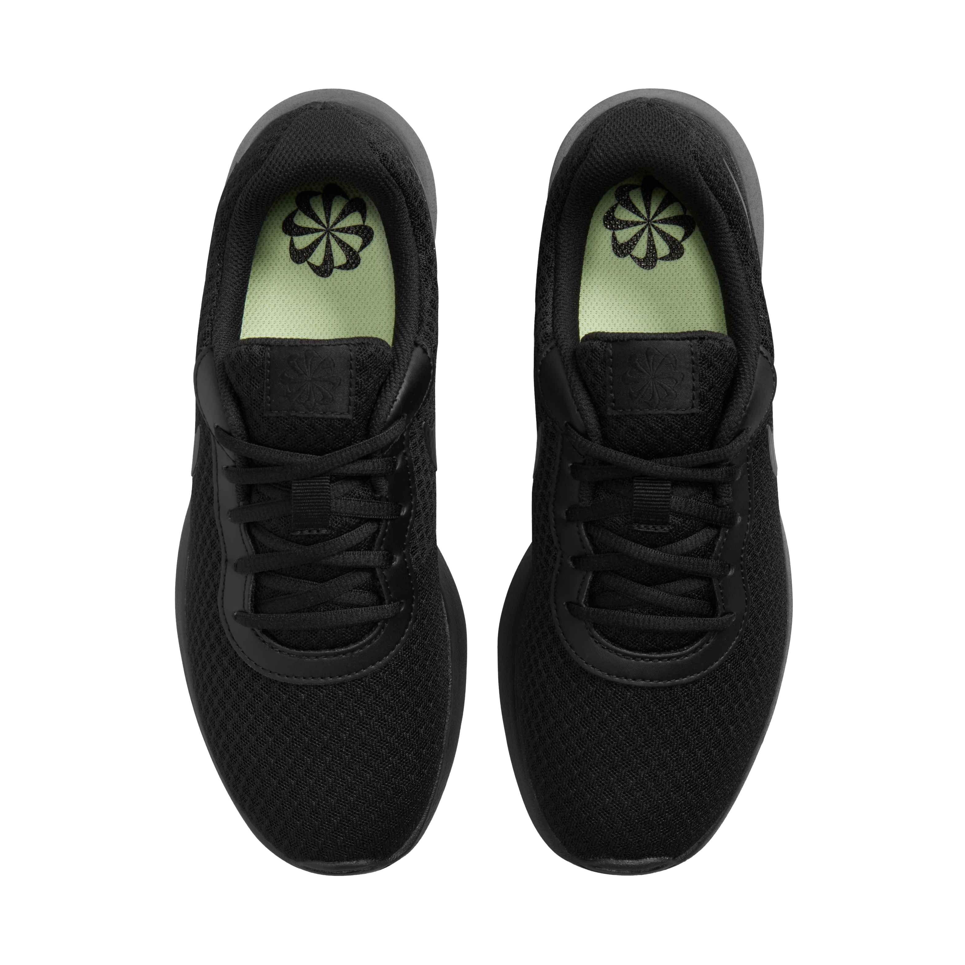 Nike Tanjun "Black/Black/Barely Volt" Women's Shoe - BLACK Thumbnail View 3