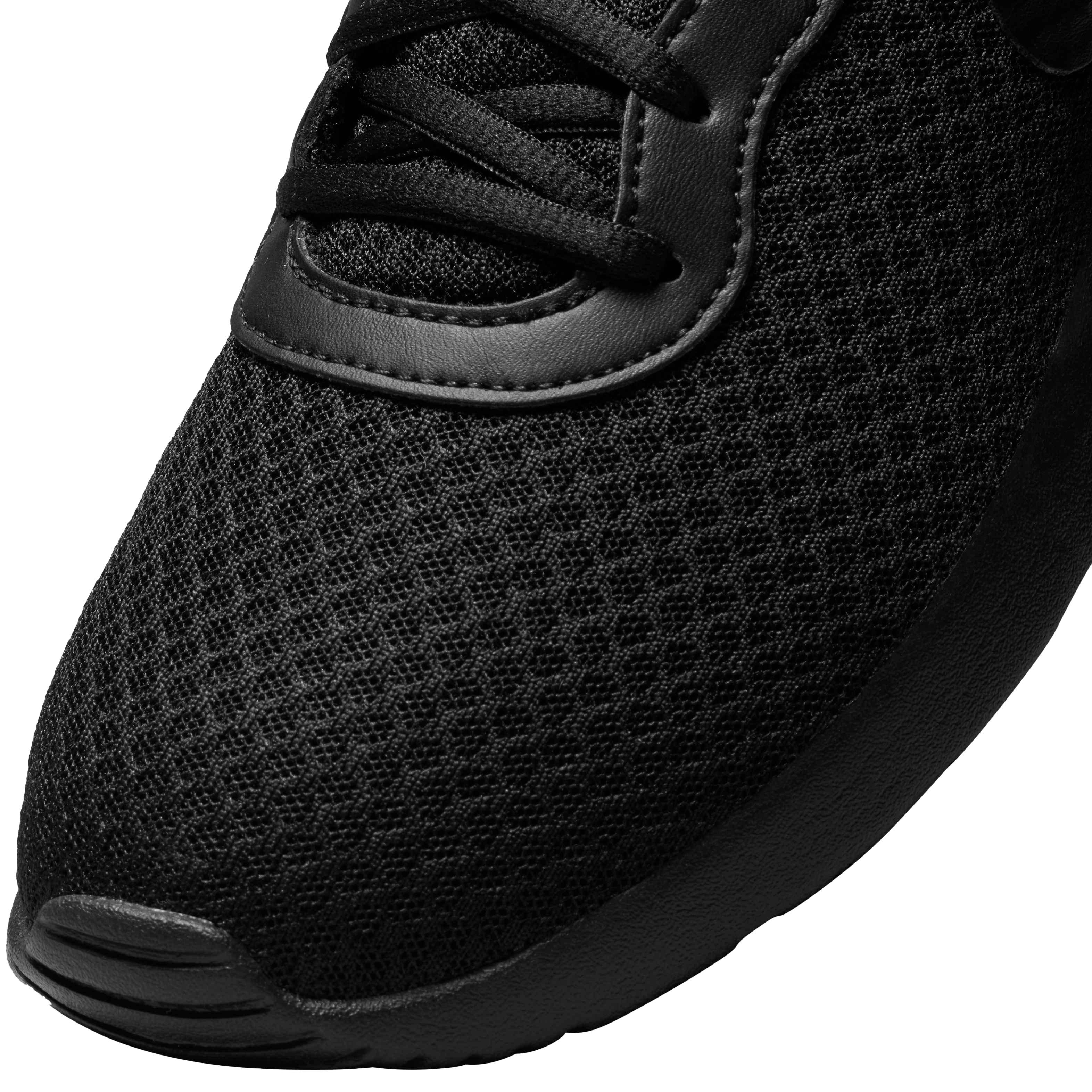 Nike Tanjun "Black/Black/Barely Volt" Women's Shoe - BLACK Thumbnail View 6