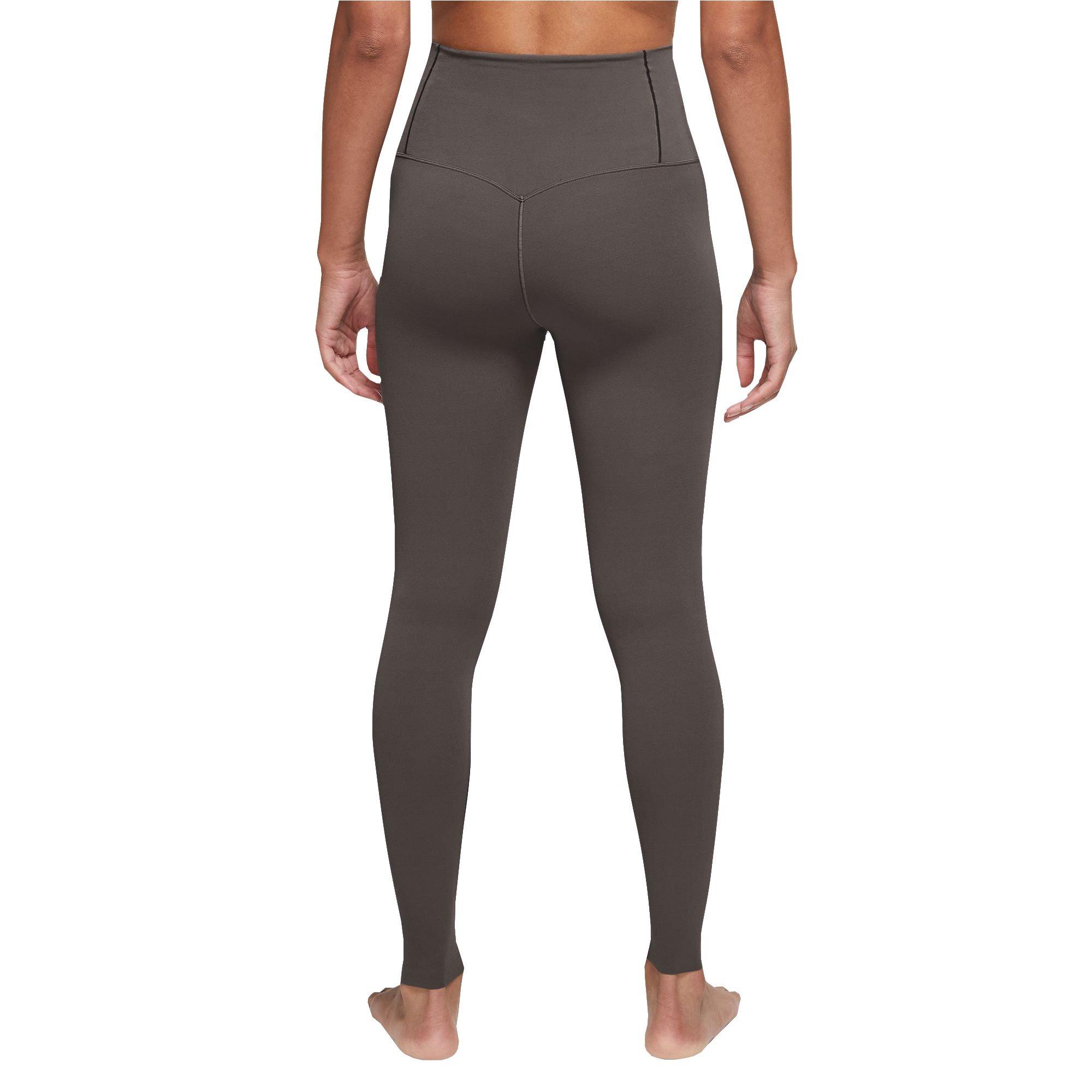 Nike Women's Zenvy Gentle Support High-Rise 7/8 Leggings - BROWN Thumbnail View 2