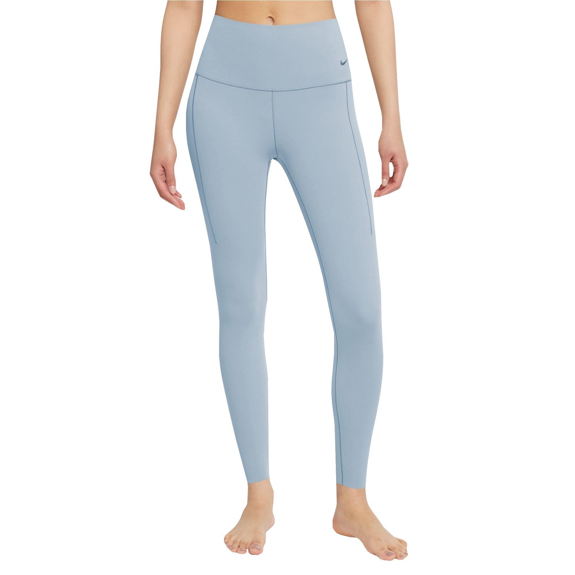 Nike Women's Zenvy Gentle Support High-Rise 7/8 Leggings - BLUE Thumbnail View 1