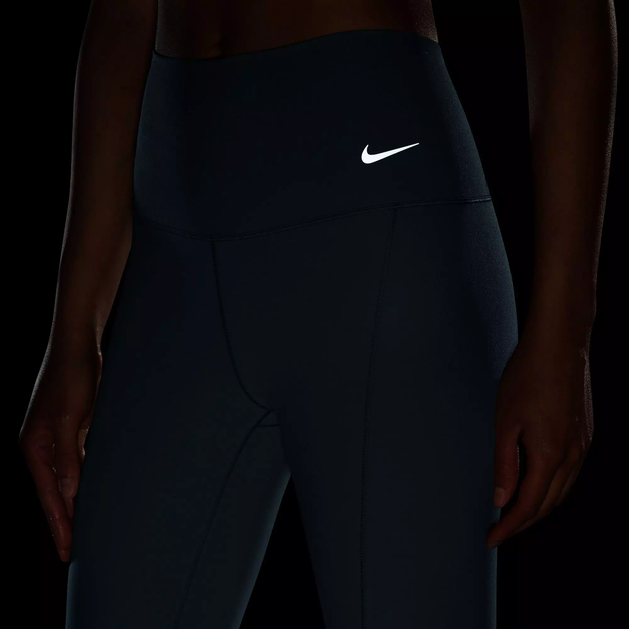 Nike Women's Zenvy Gentle Support High-Rise 7/8 Leggings - BLUE
