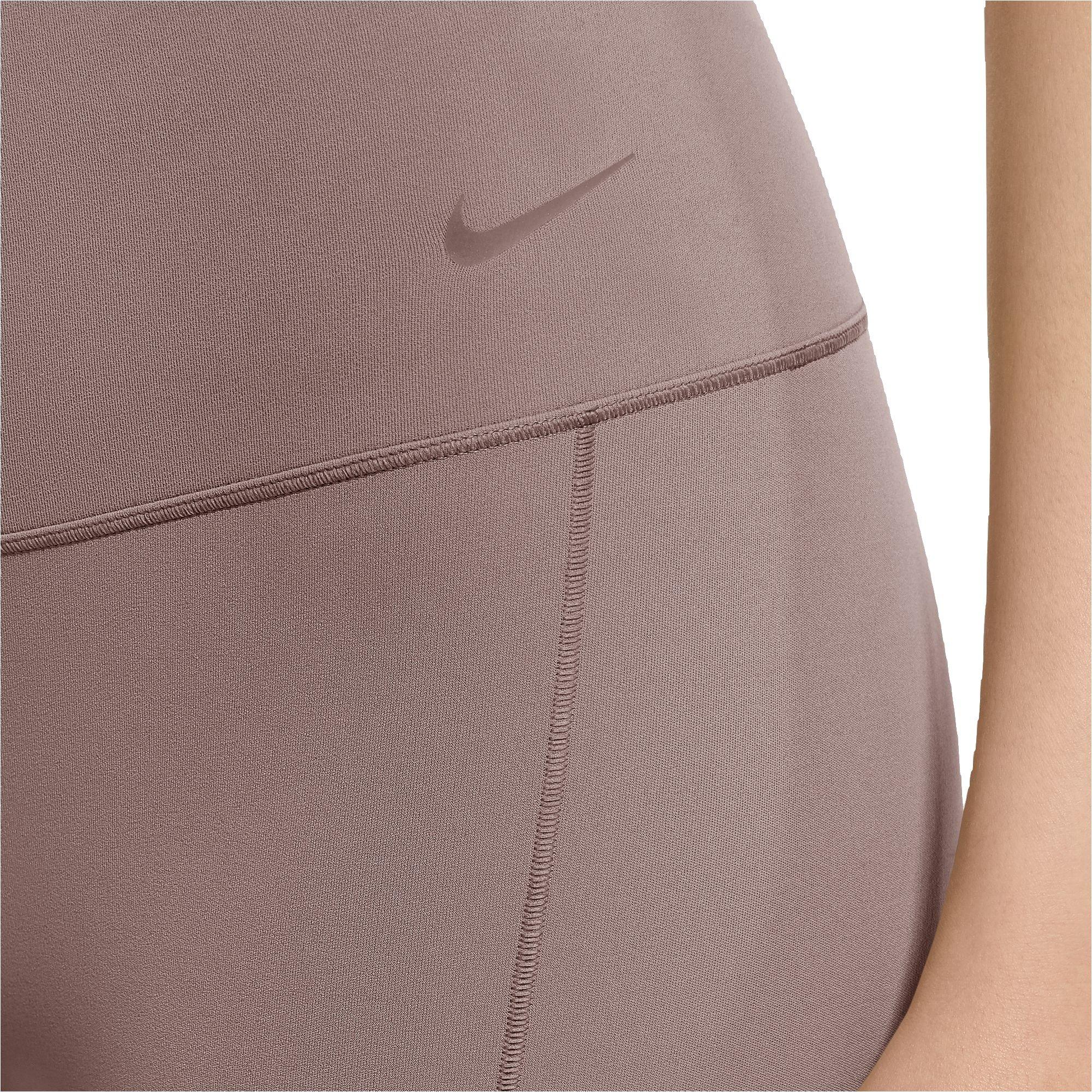 Nike Women's Zenvy Gentle Support High-Rise 7/8 Leggings - MAUVE Thumbnail View 3