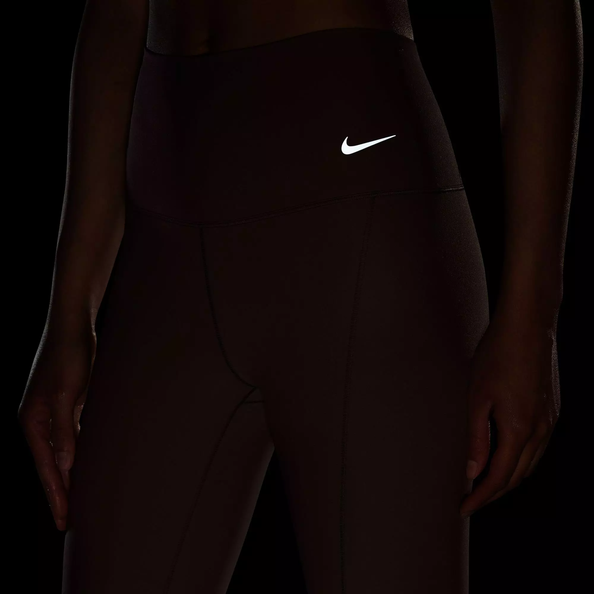 Nike Women's Zenvy Gentle Support High-Rise 7/8 Leggings - MAUVE