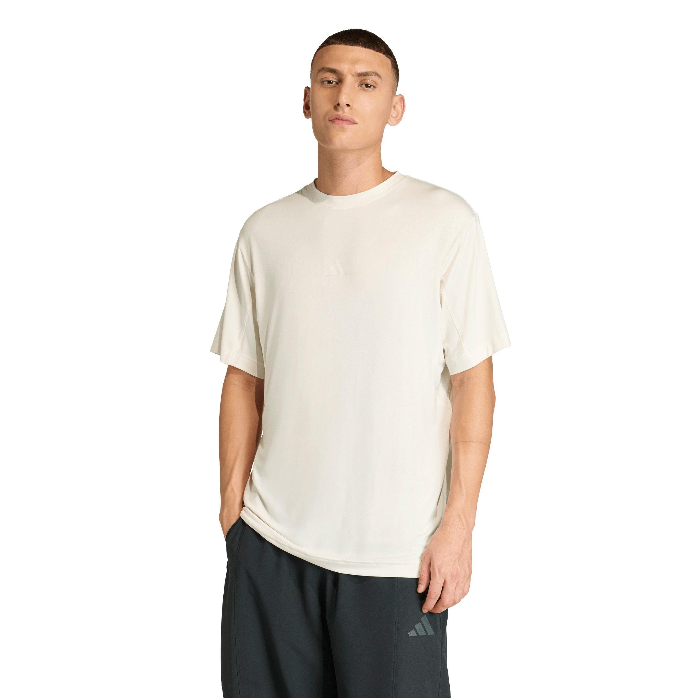 adidas Men's Puremotion T-Shirt - Cream - CREAM Thumbnail View 1