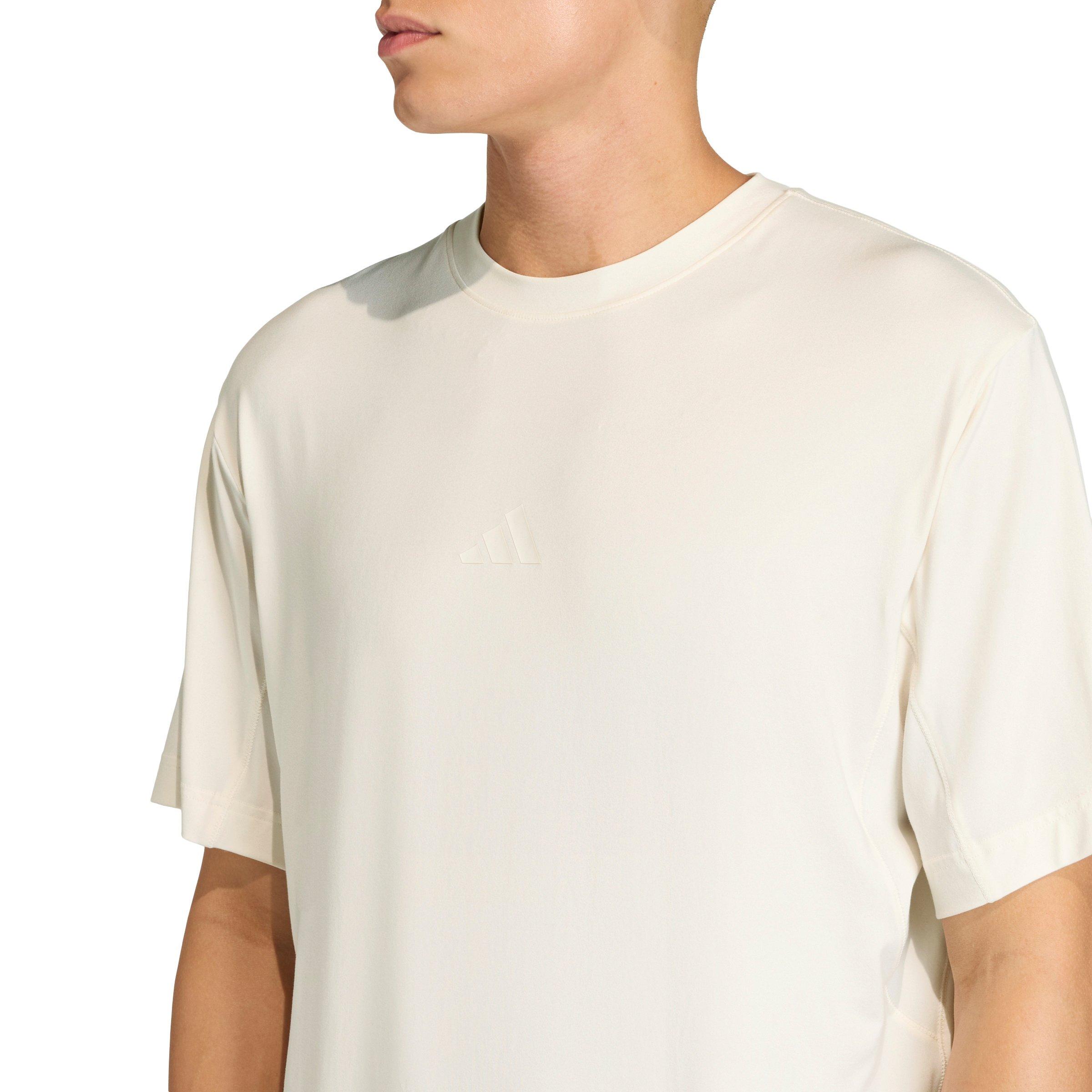 adidas Men's Puremotion T-Shirt - Cream - CREAM Thumbnail View 4