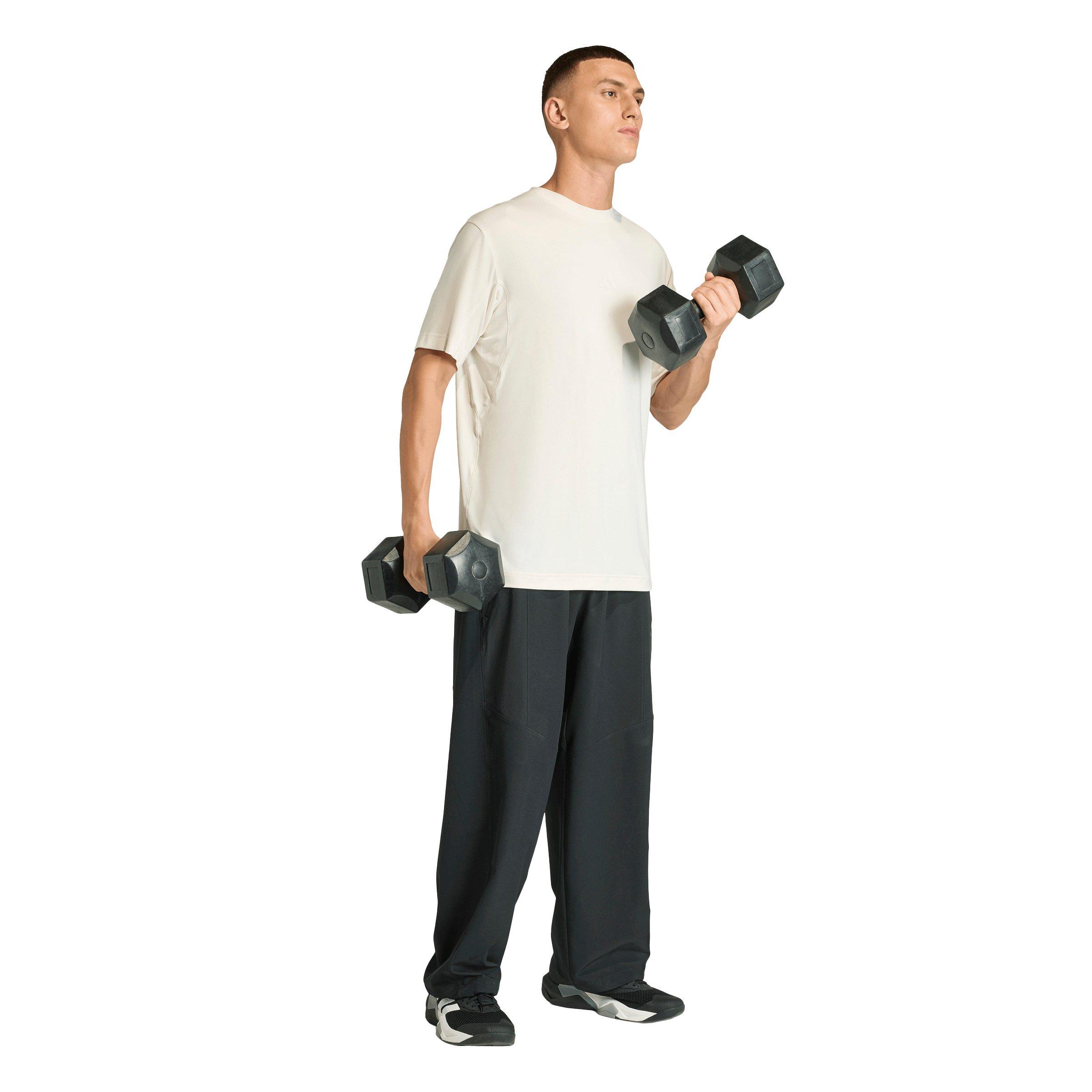 adidas Men's Puremotion T-Shirt - Cream - CREAM Thumbnail View 5