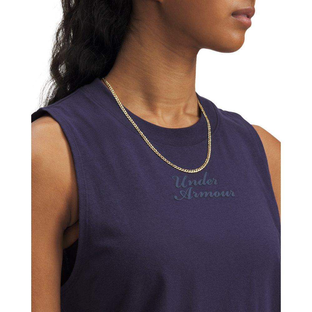 Under Armour Women's Varsity Tank -Navy - NAVY Thumbnail View 3