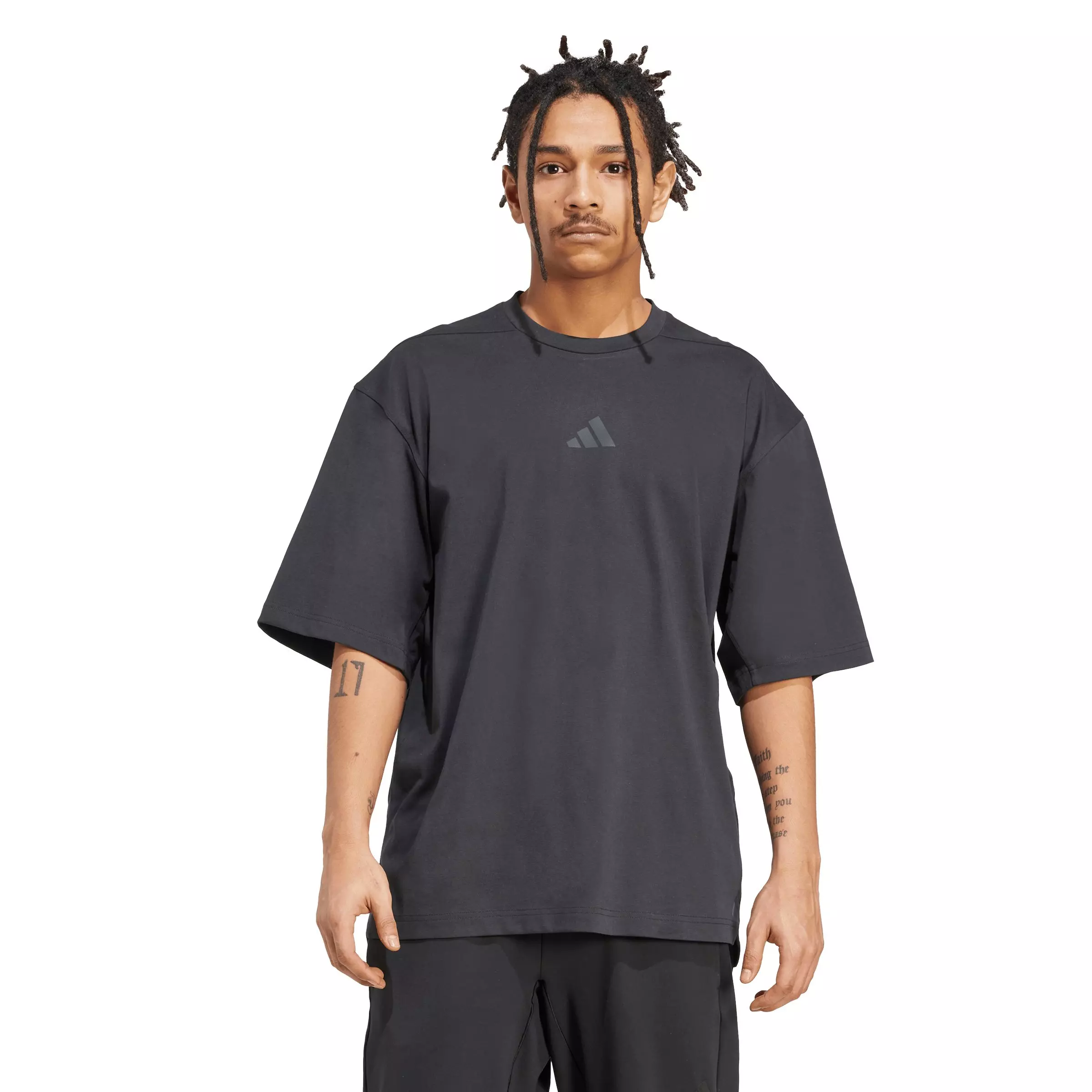 adidas Men's PrimeLift Workout Oversize T-Shirt - Black - BLACK