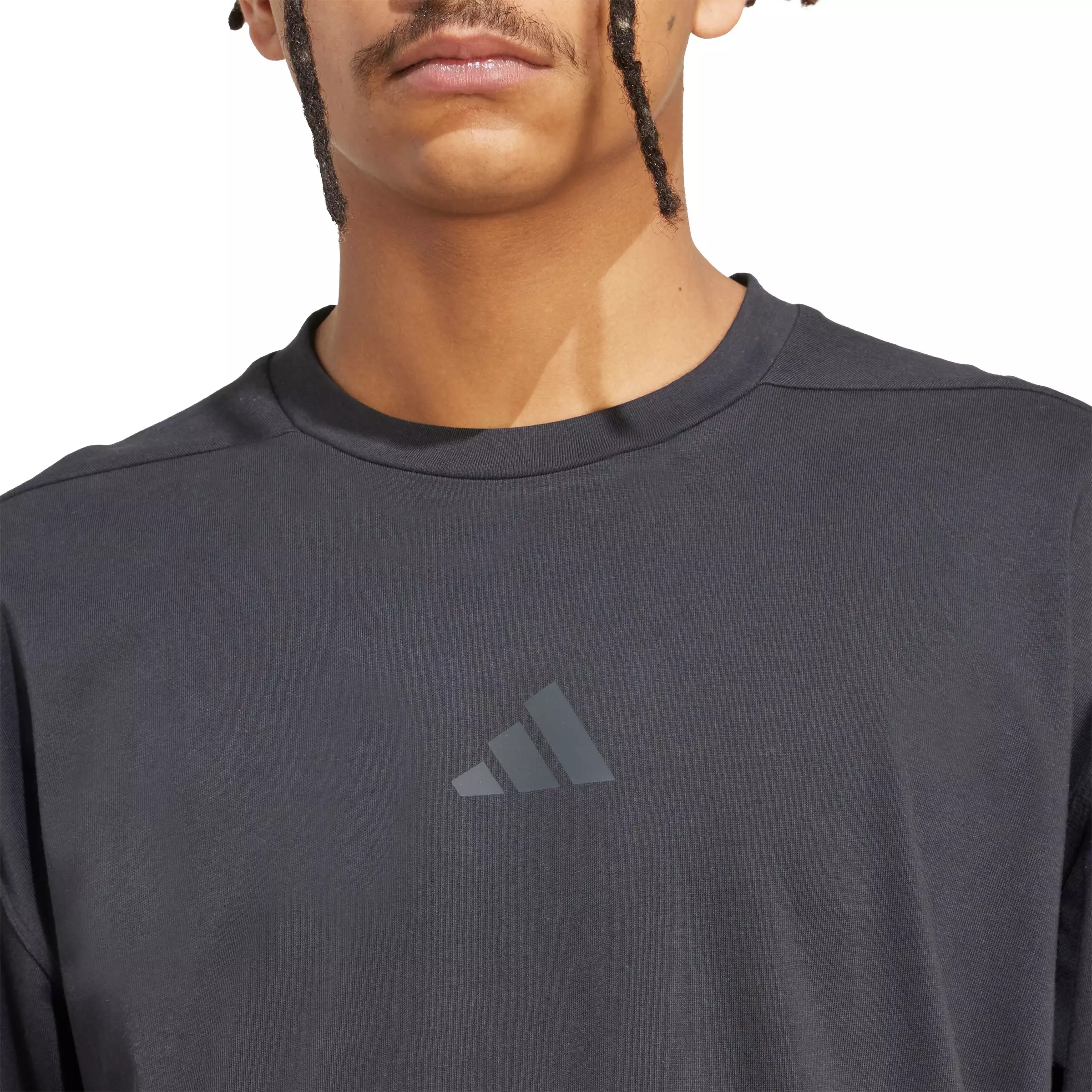 adidas Men's PrimeLift Workout Oversize T-Shirt - Black - BLACK