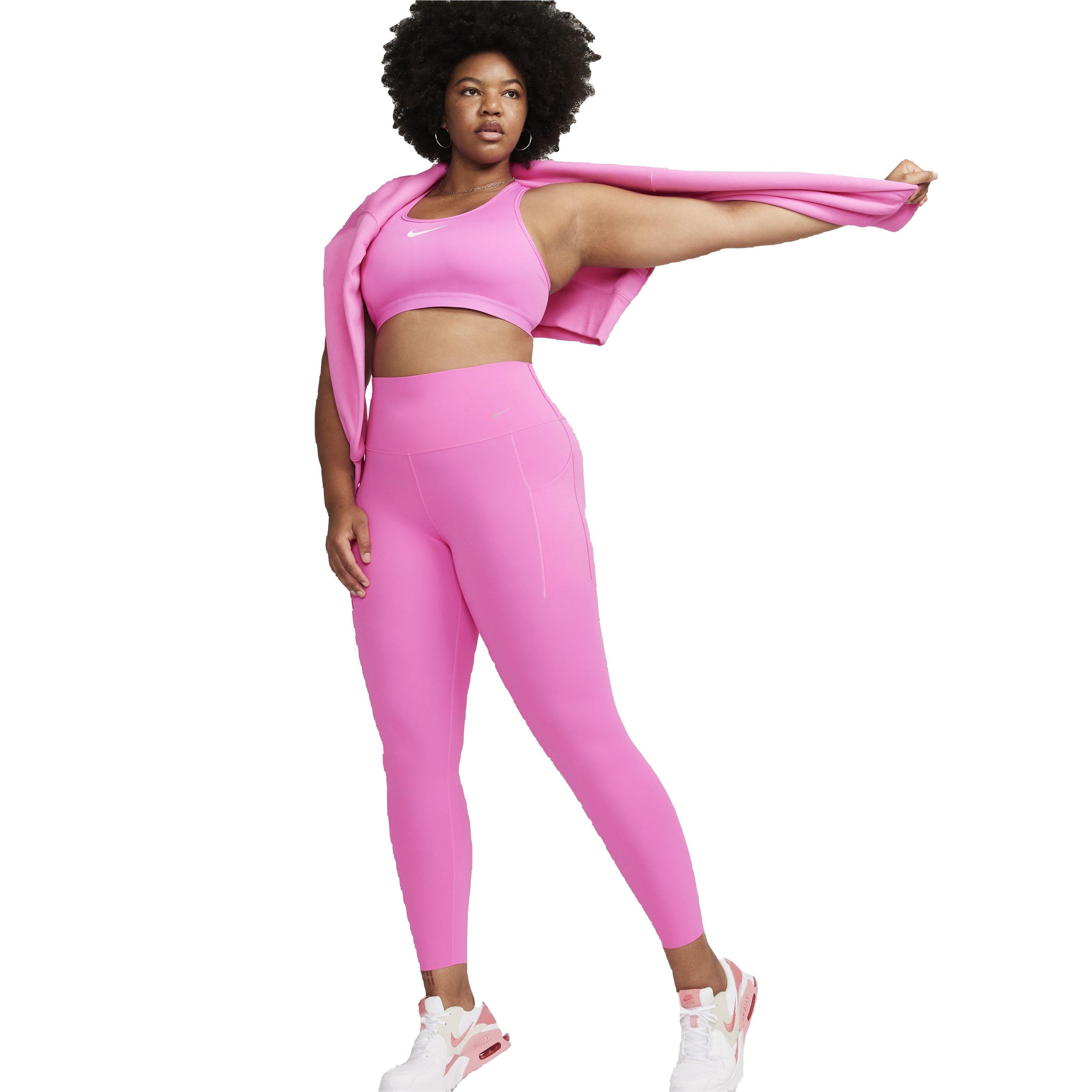 Nike Universa Women's Medium-Support Mid-Rise 7/8 Leggings with Pockets.