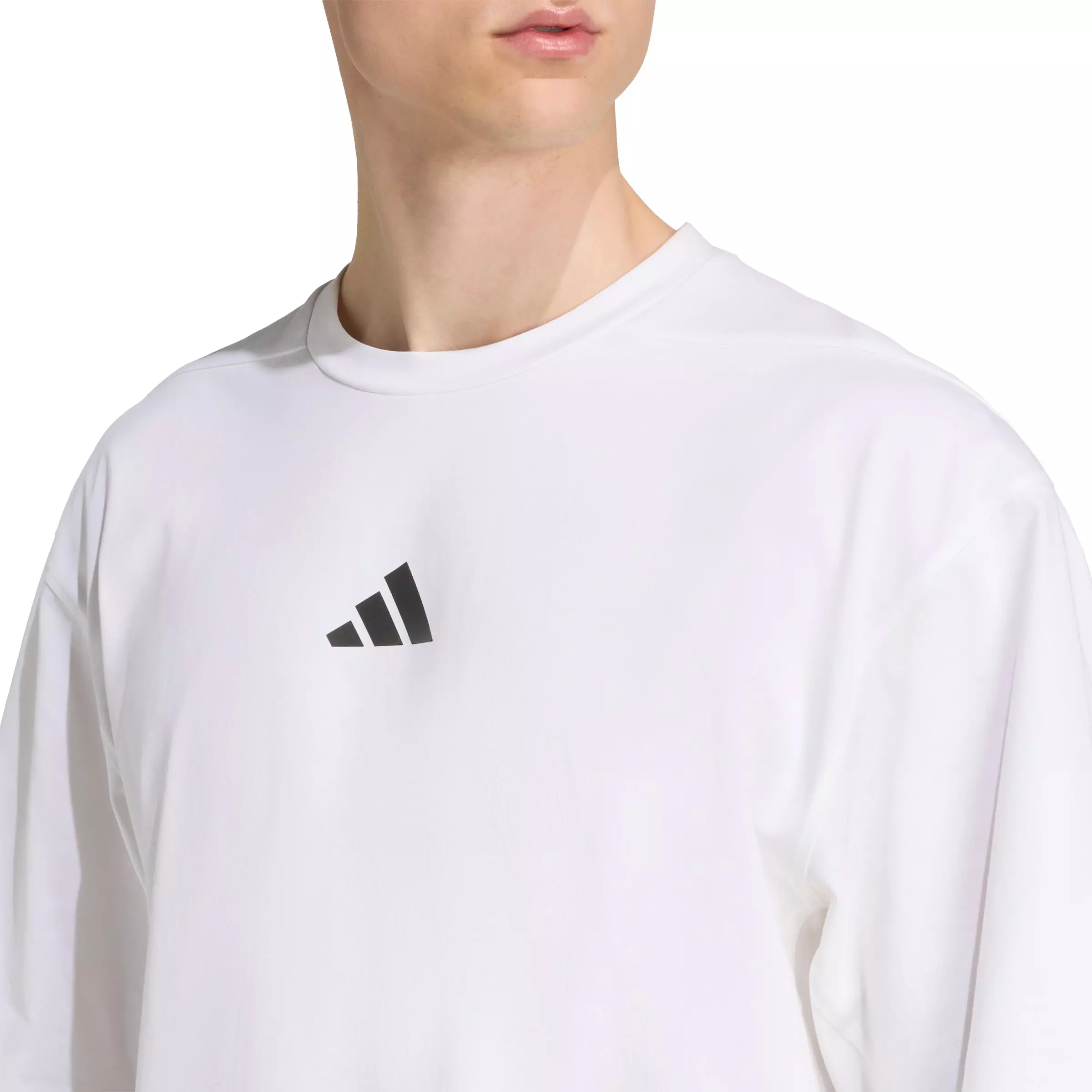 adidas Men's PrimeLift Workout Oversize T-Shirt - White - WHITE