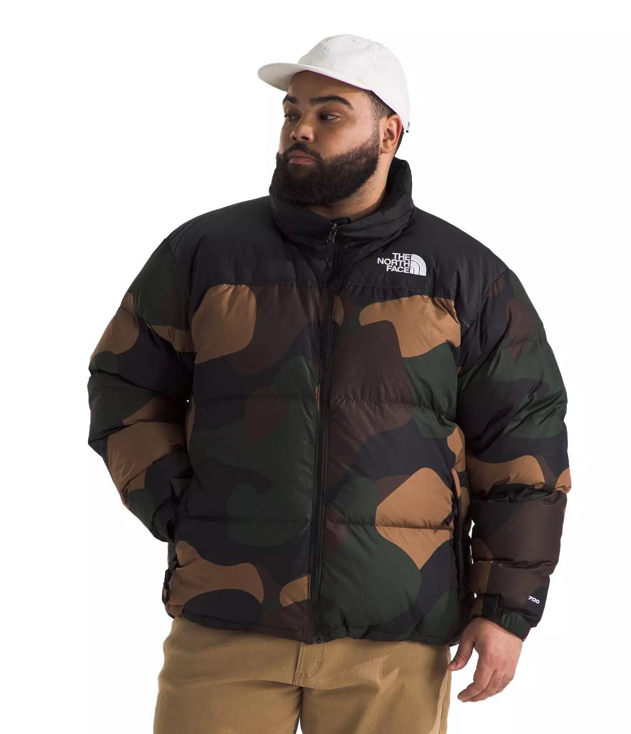 The North Face Big Men's 1996 Nuptse Jacket -Camo/Black - CAMO/BLACK
