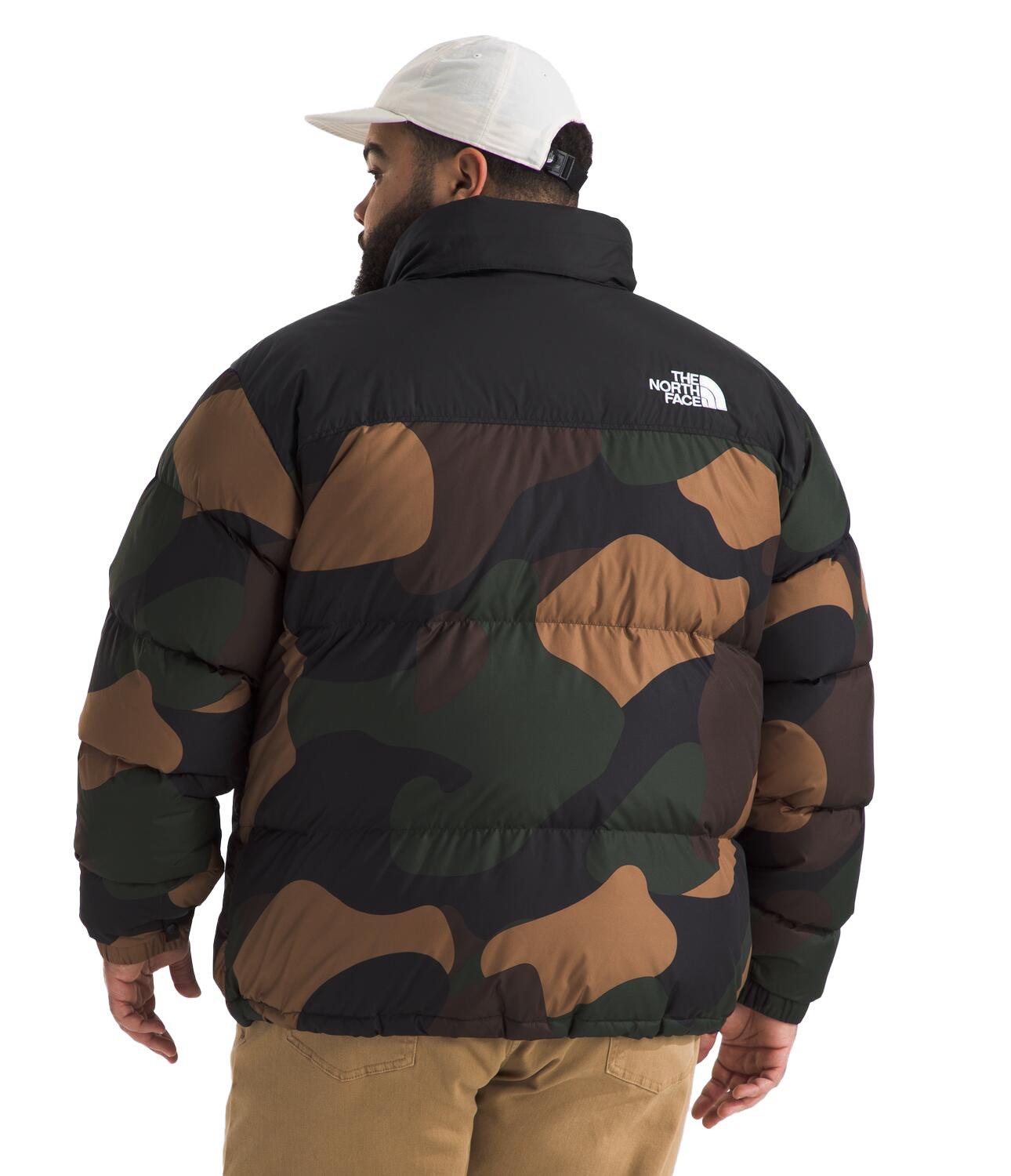 The North Face Big Men's 1996 Nuptse Jacket -Camo/Black The North Face Big Men's 1996 Nuptse Jacket -Camo/Black