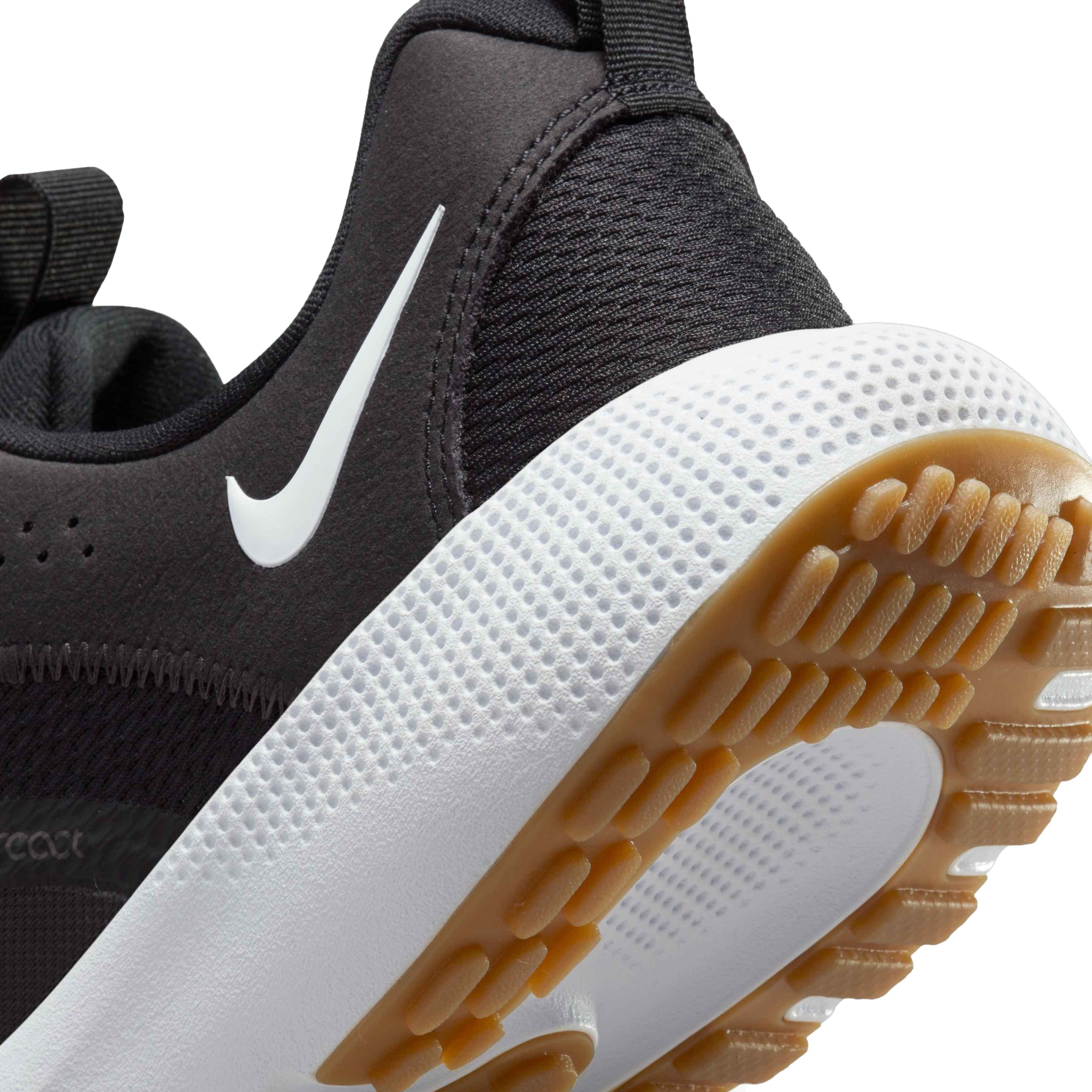 Nike React Escape Run 2 "Black/White/Dark Smoke Grey/Sail" Women's Running Shoe - BLACK Thumbnail View 8