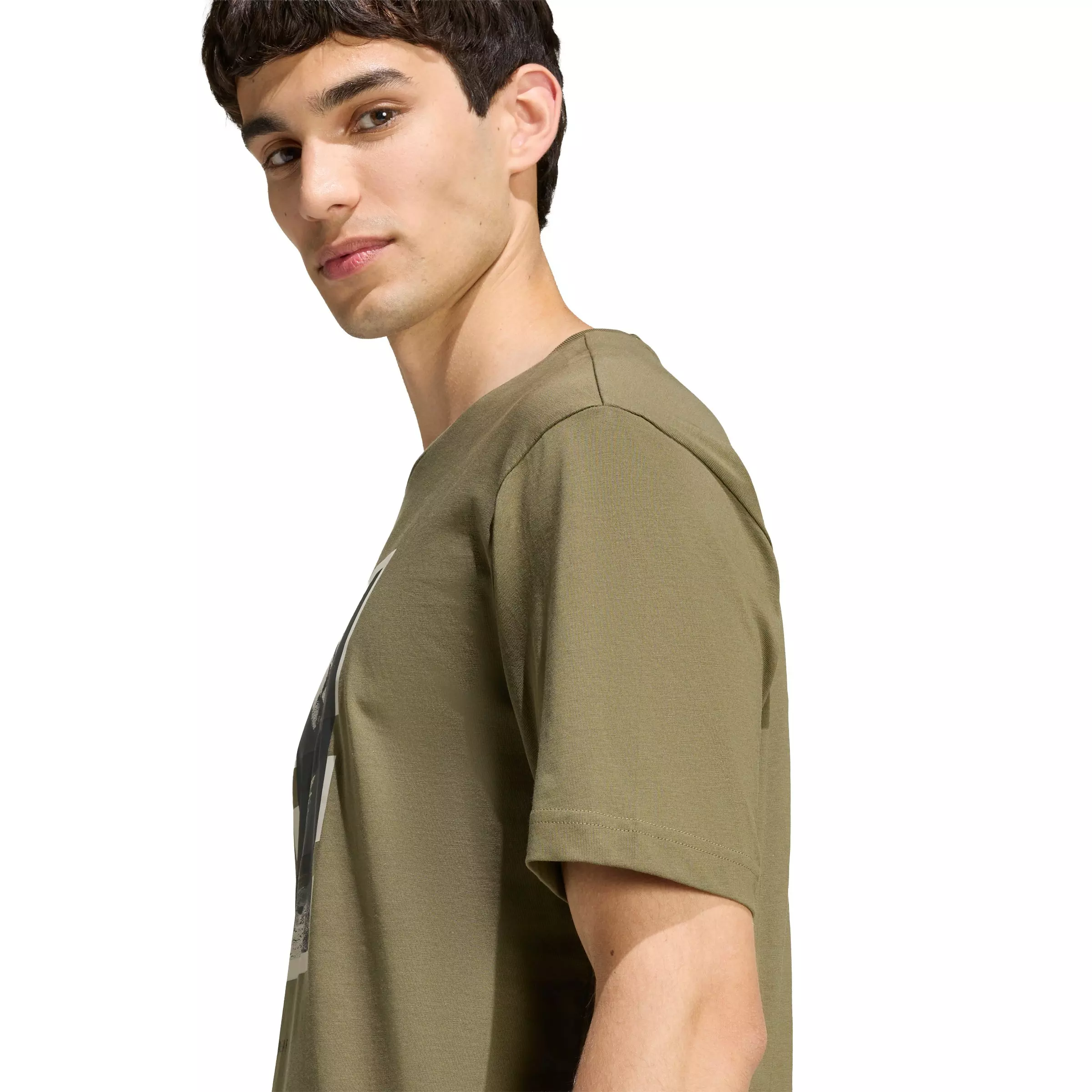 adidas Men's Outdoor Kayaking Graphic T-Shirt - Olive - OLIVE