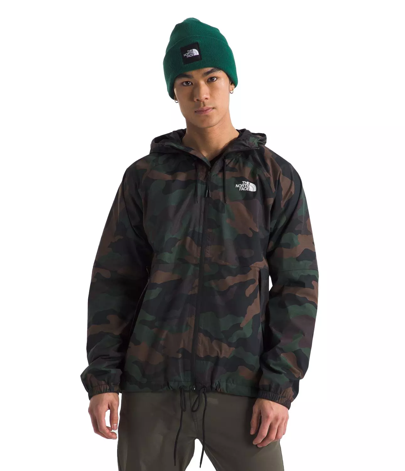 The North Face Men's Antora Rain Jacket -Black Camo - BLACK CAMO