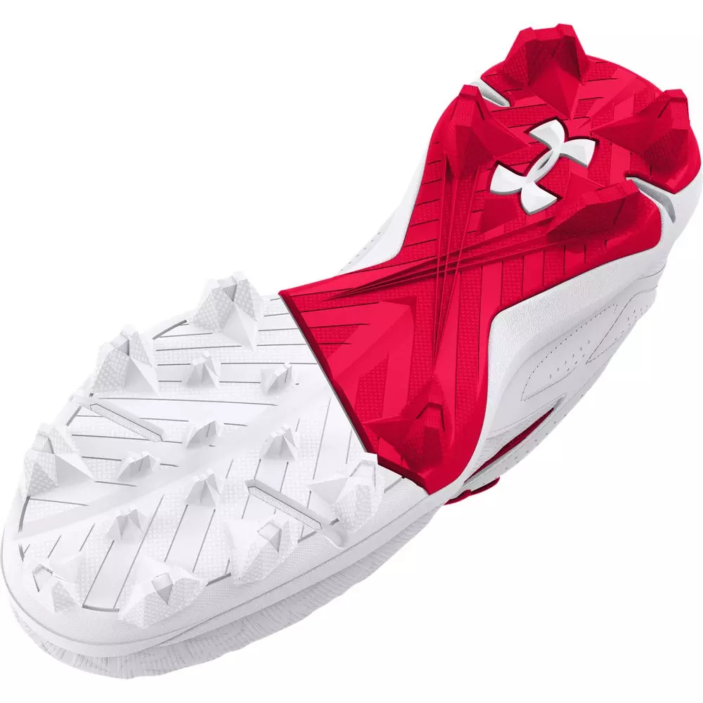 Under Armour Leadoff Low RM 3.0 Jr. "Red/White/Red" Grade School Boys' Baseball Cleat - RED/WHITE/RED