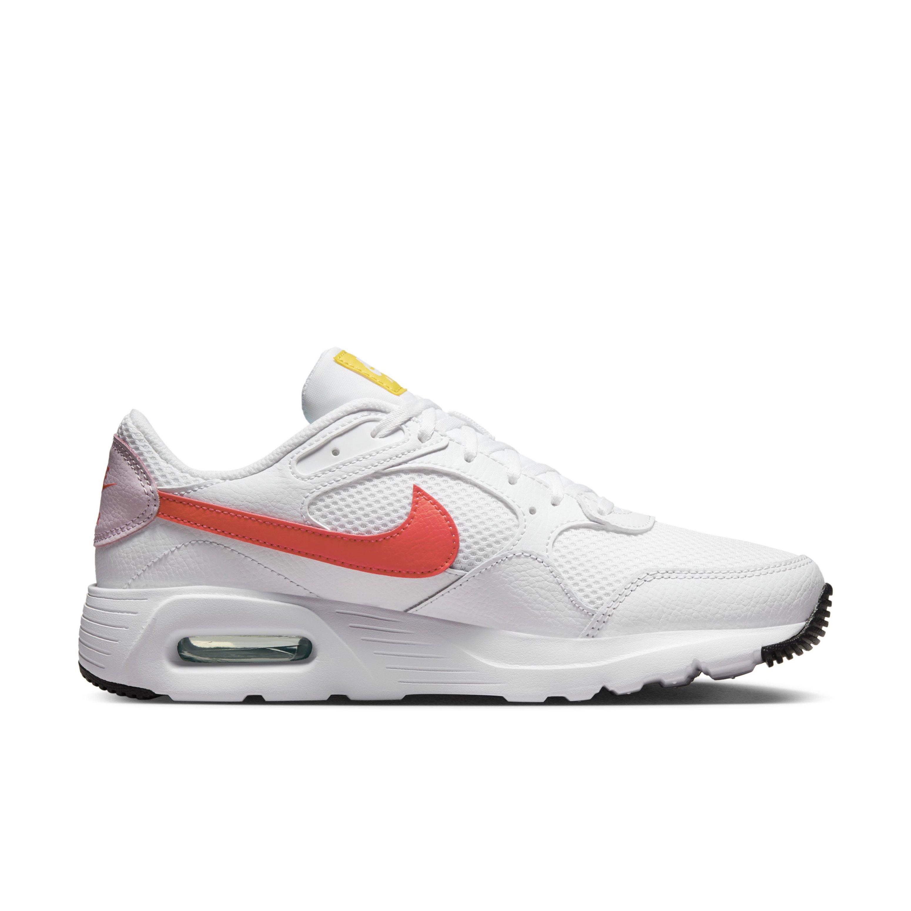 Nike Air Max SC "White/Pink Foam/Light Laser Orange/Bright Crimson" Women's Shoe - WHITE/PINK/ORANGE/CRIMSON Thumbnail View 1