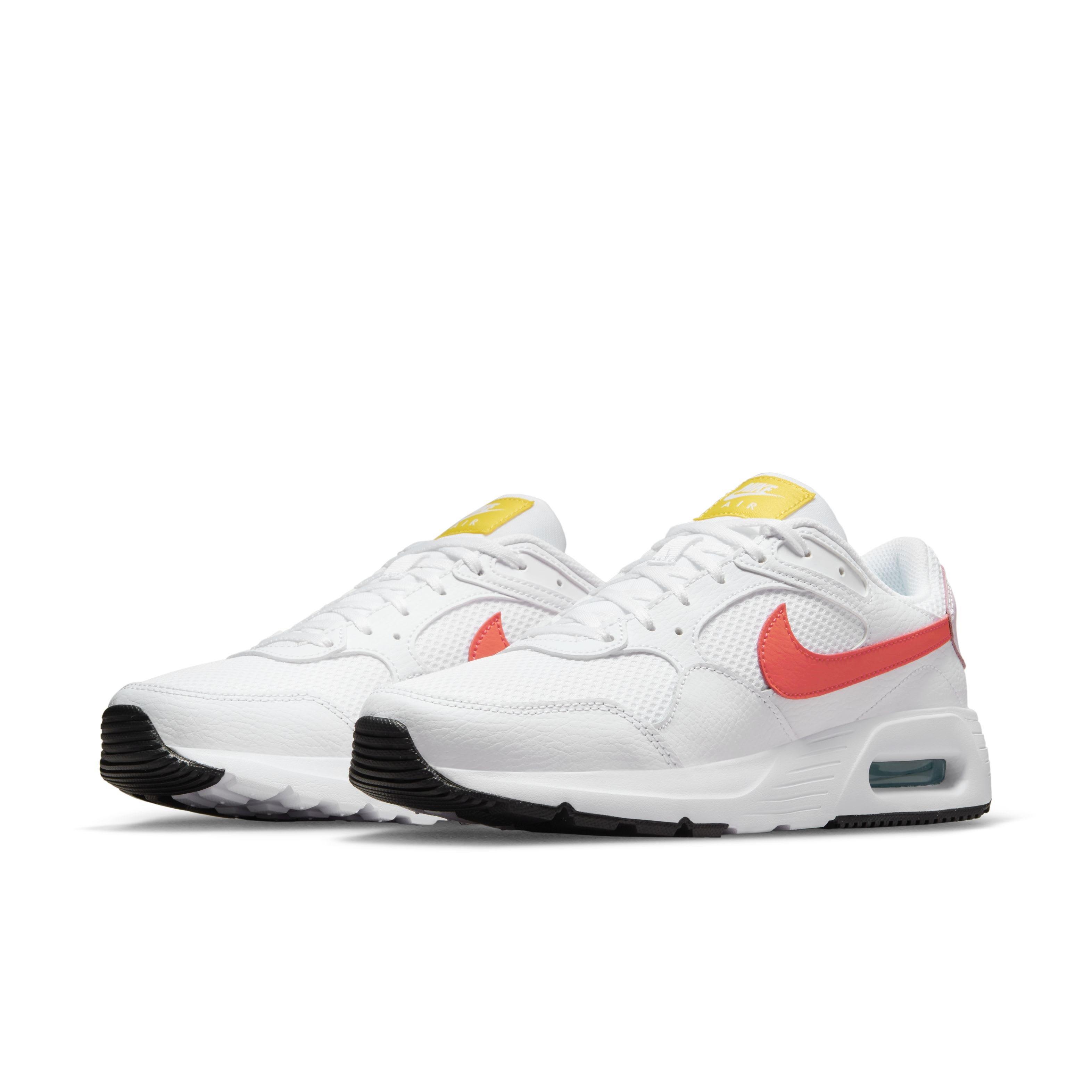 Nike Air Max SC "White/Pink Foam/Light Laser Orange/Bright Crimson" Women's Shoe - WHITE/PINK/ORANGE/CRIMSON Thumbnail View 3