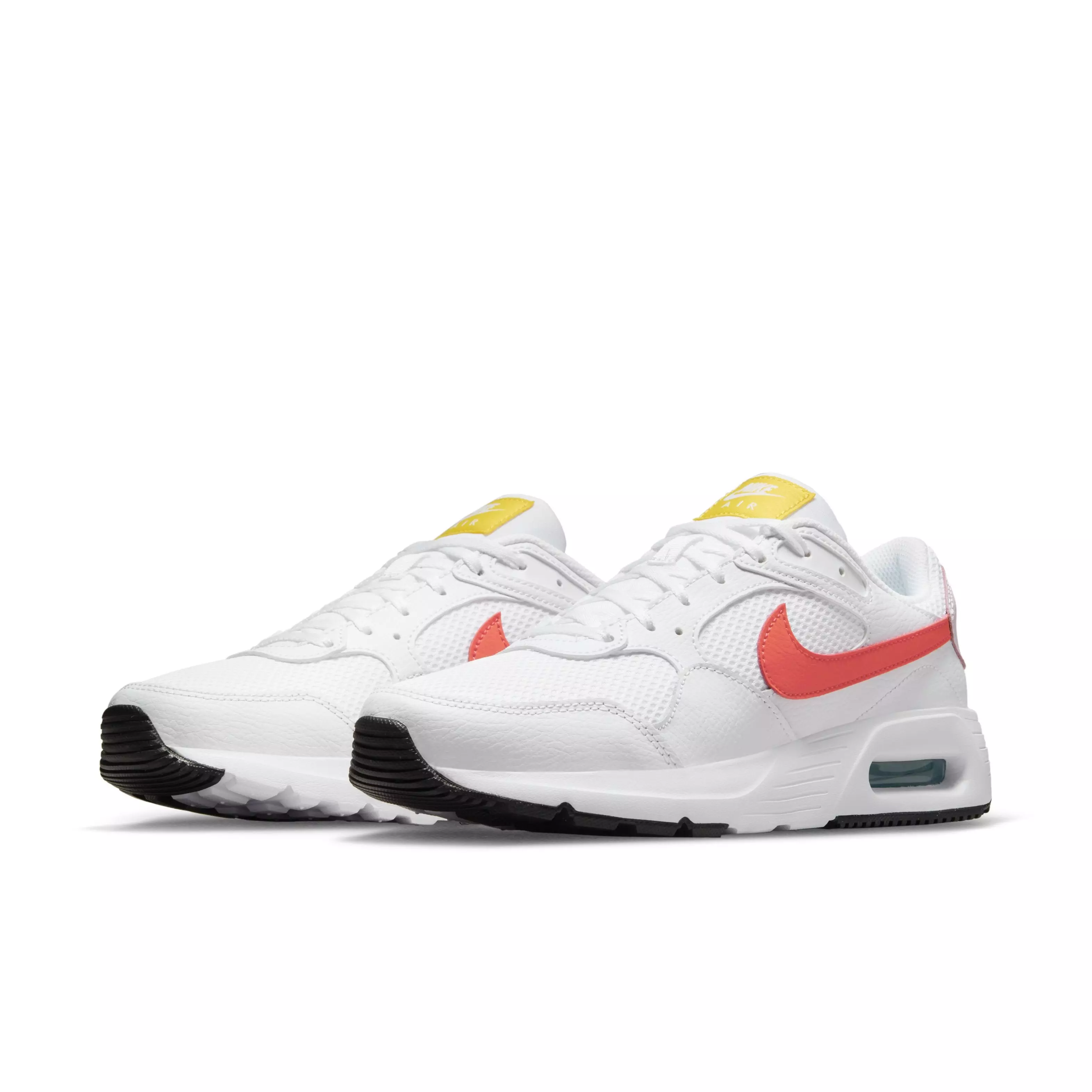 Nike Air Max SC "White/Pink Foam/Light Laser Orange/Bright Crimson" Women's Shoe - WHITE/PINK/ORANGE/CRIMSON