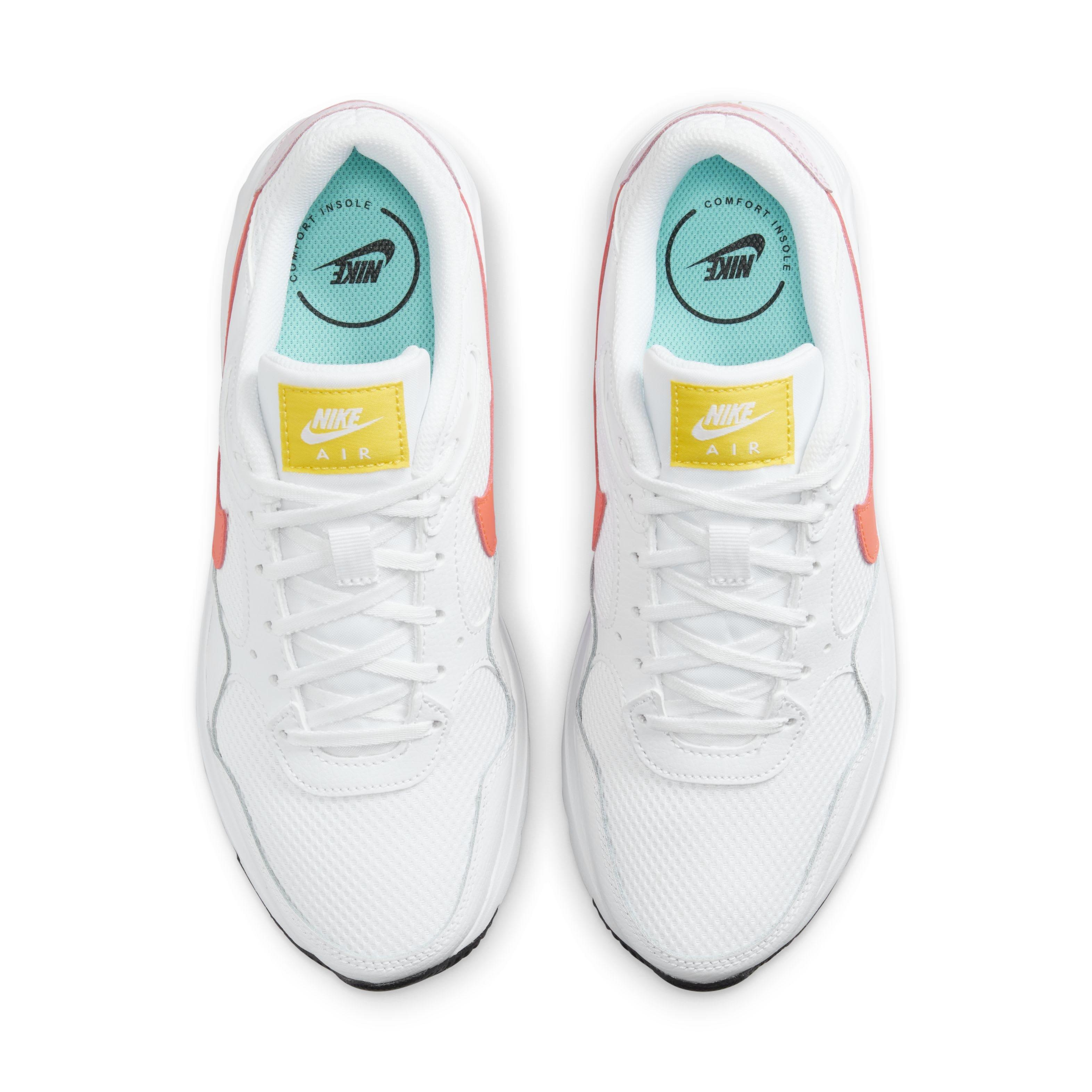 Nike Air Max SC "White/Pink Foam/Light Laser Orange/Bright Crimson" Women's Shoe - WHITE/PINK/ORANGE/CRIMSON Thumbnail View 4