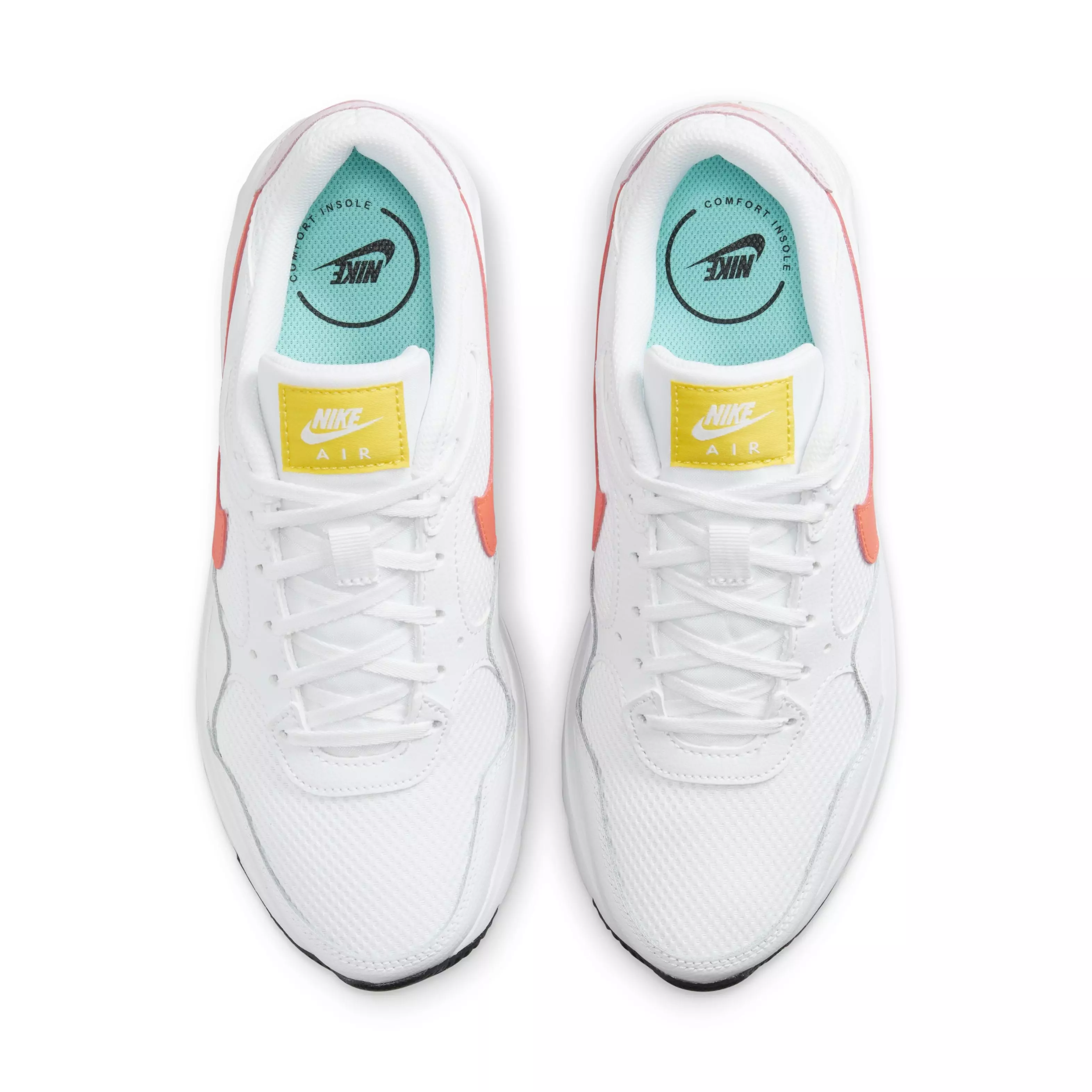 Nike Air Max SC "White/Pink Foam/Light Laser Orange/Bright Crimson" Women's Shoe - WHITE/PINK/ORANGE/CRIMSON