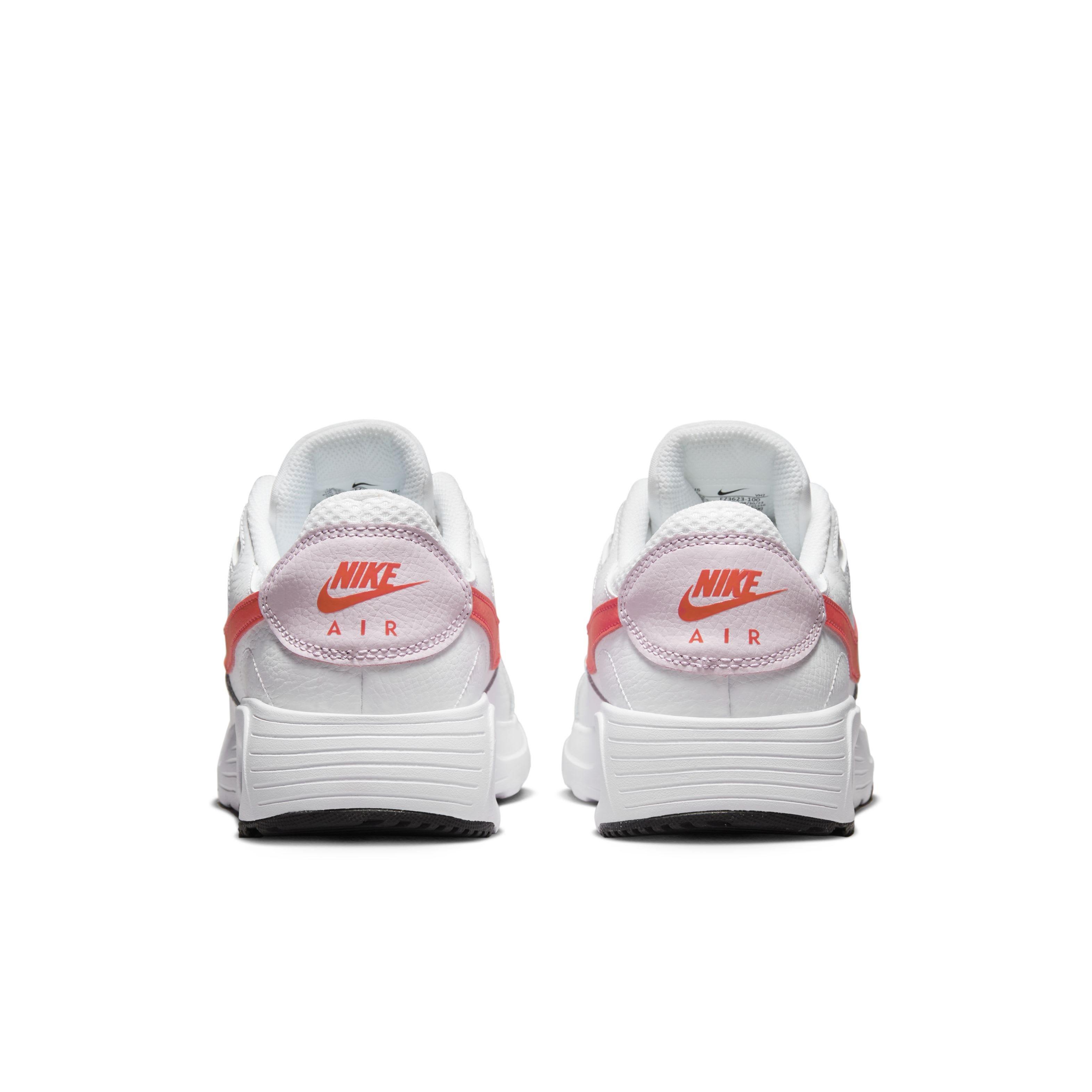 Nike Air Max SC "White/Pink Foam/Light Laser Orange/Bright Crimson" Women's Shoe - WHITE/PINK/ORANGE/CRIMSON Thumbnail View 5