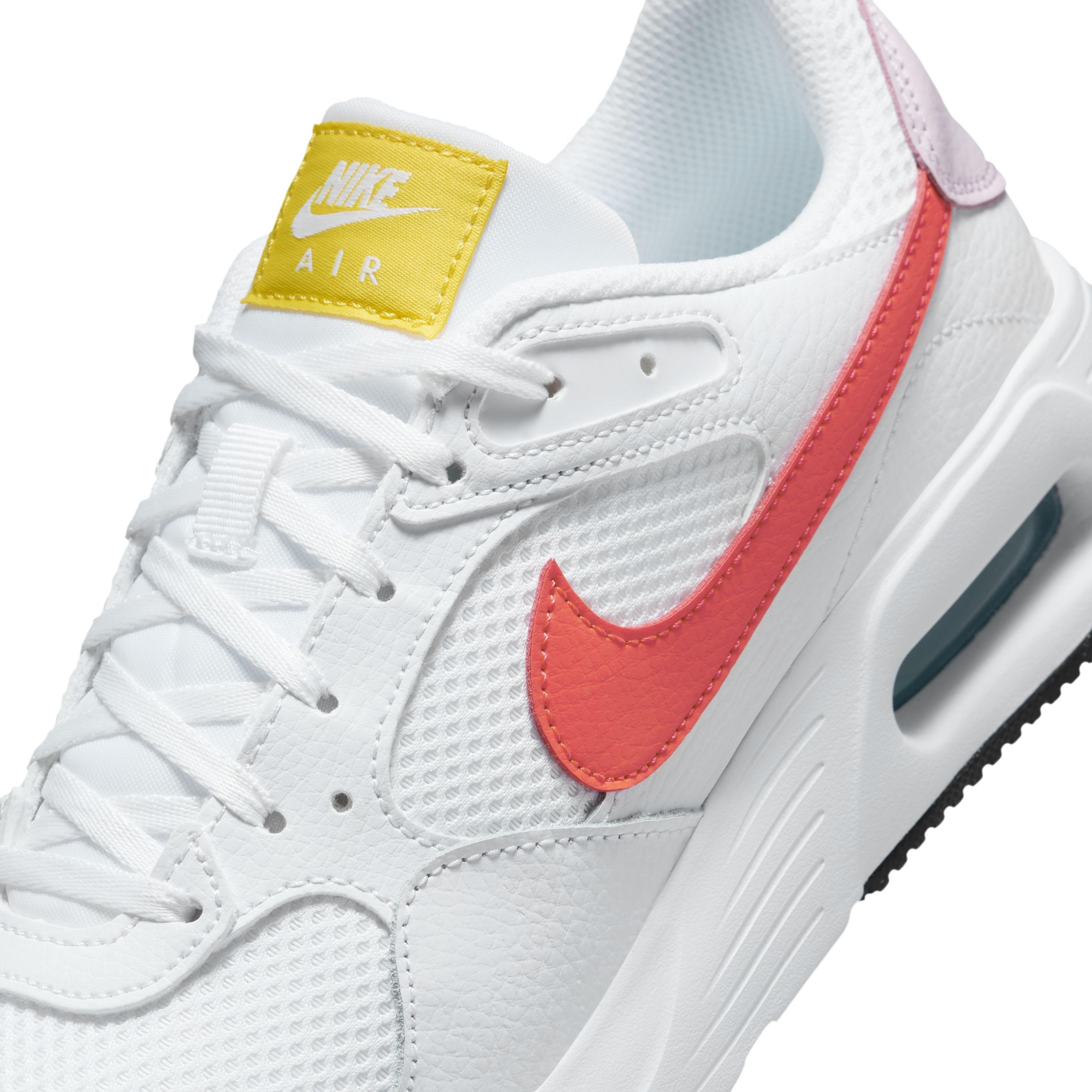 Nike Air Max SC "White/Pink Foam/Light Laser Orange/Bright Crimson" Women's Shoe - WHITE/PINK/ORANGE/CRIMSON Thumbnail View 7