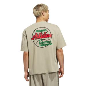 adidas Originals Men's Basketball Tournament T-Shirt - Khaki