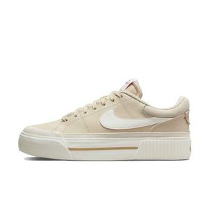 Nike Court Legacy Lift "Pearl White/Phantom/Sail/Team Orange" Women's Shoe