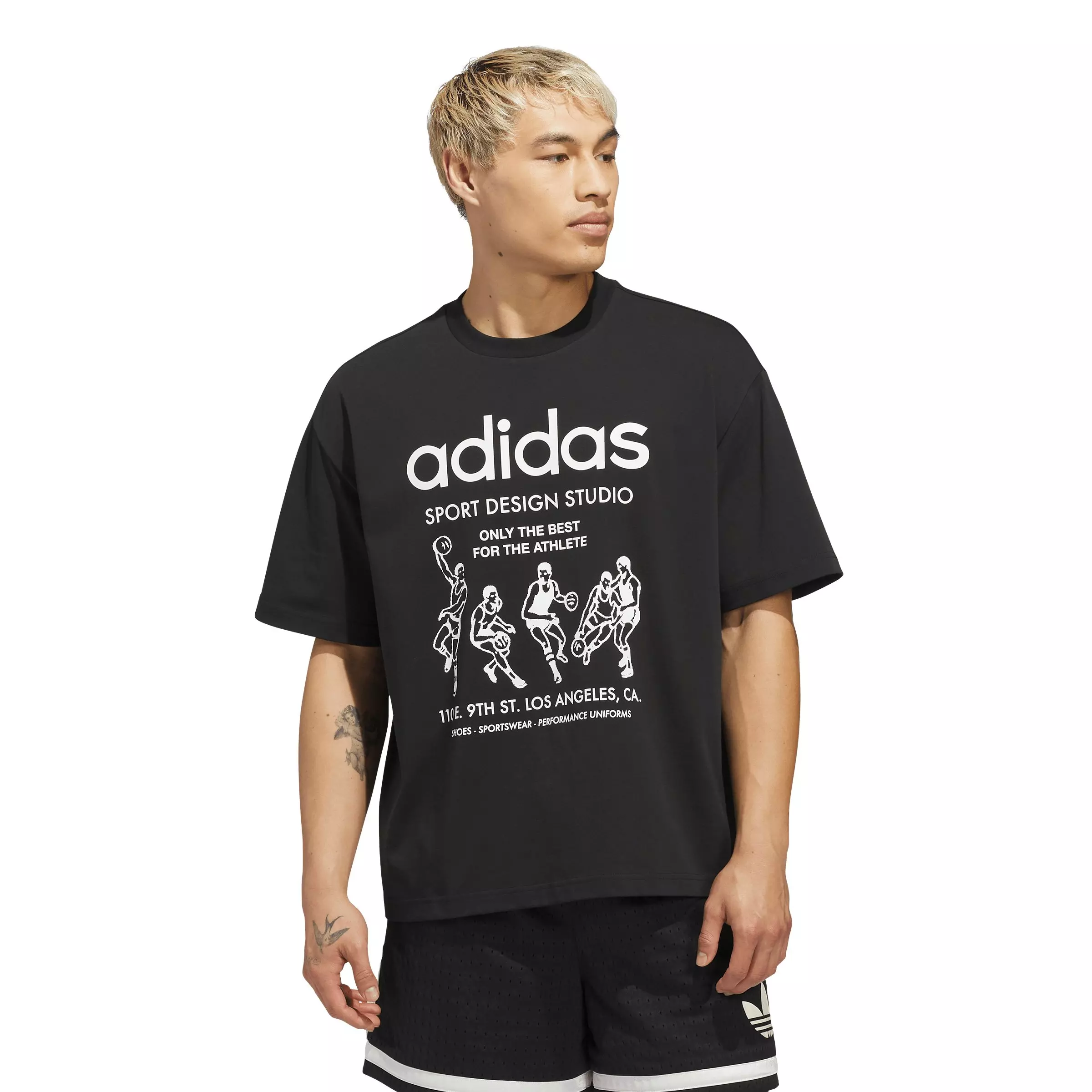 adidas Men's Only The Best For The Athlete T-Shirt - Black - BLACK