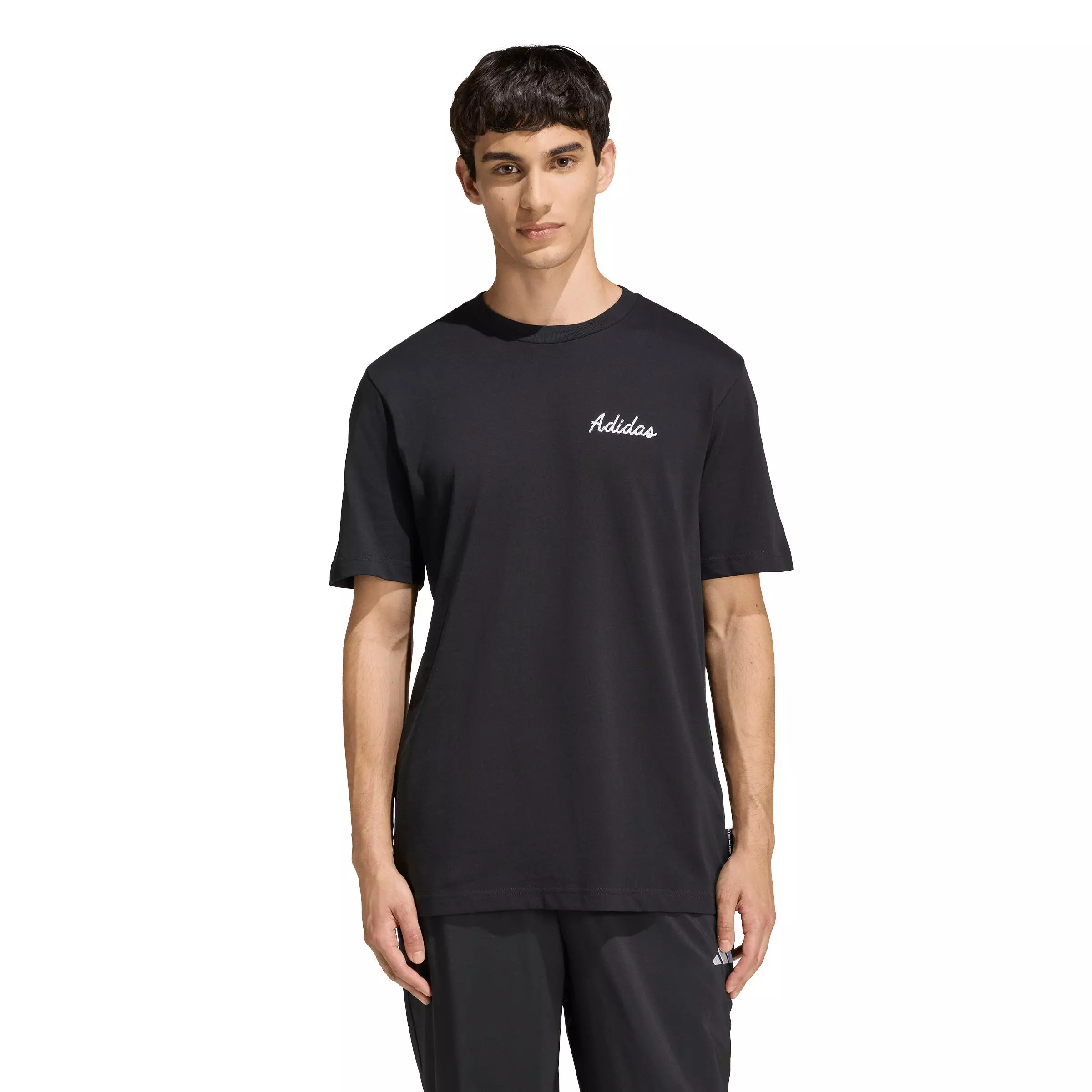 adidas Men's Novelty Bowl Graphic T-Shirt - Black - BLACK