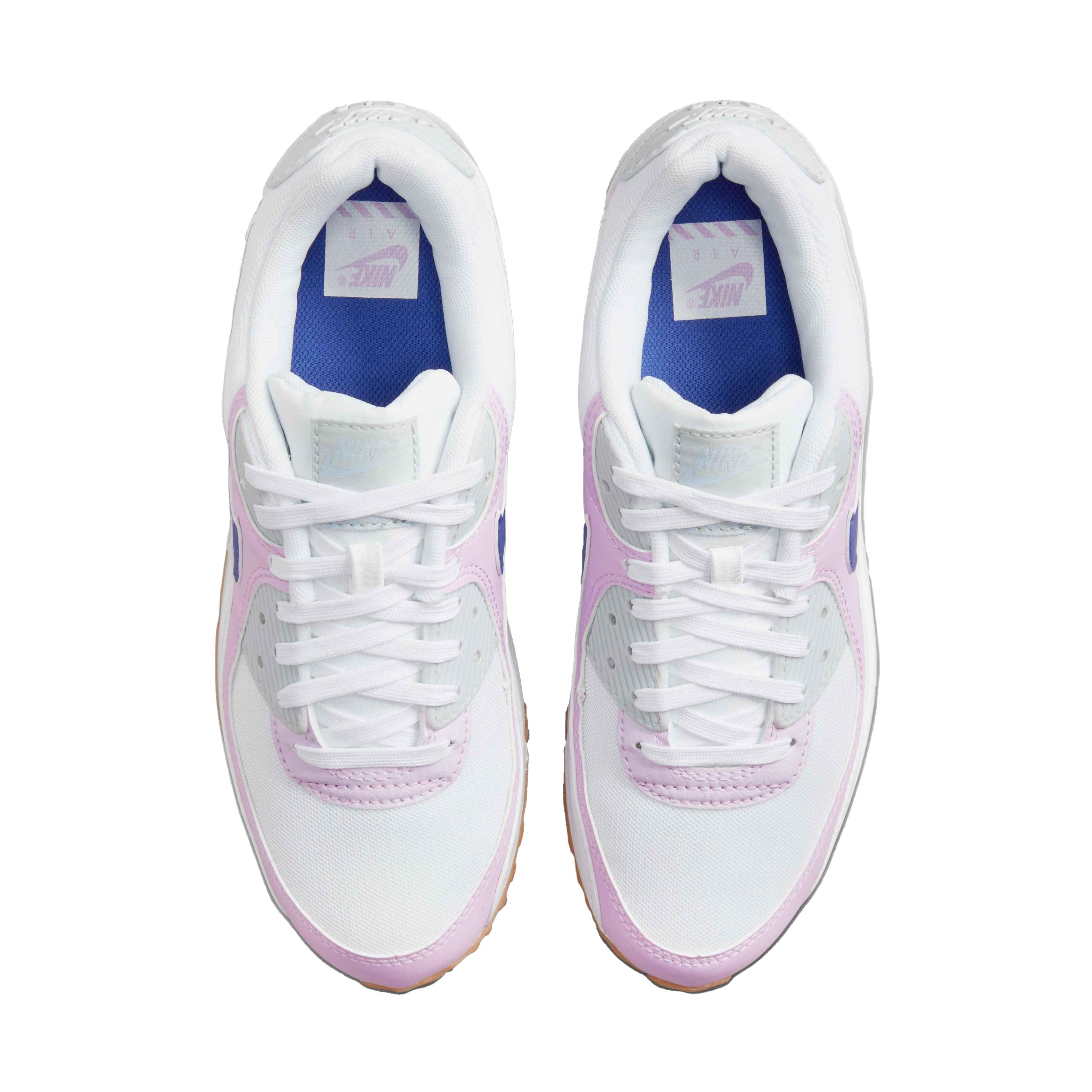 Nike Air Max 90 "White/Lapis/Doll/Pure Platinum" Women's Shoe - WHITE Thumbnail View 4
