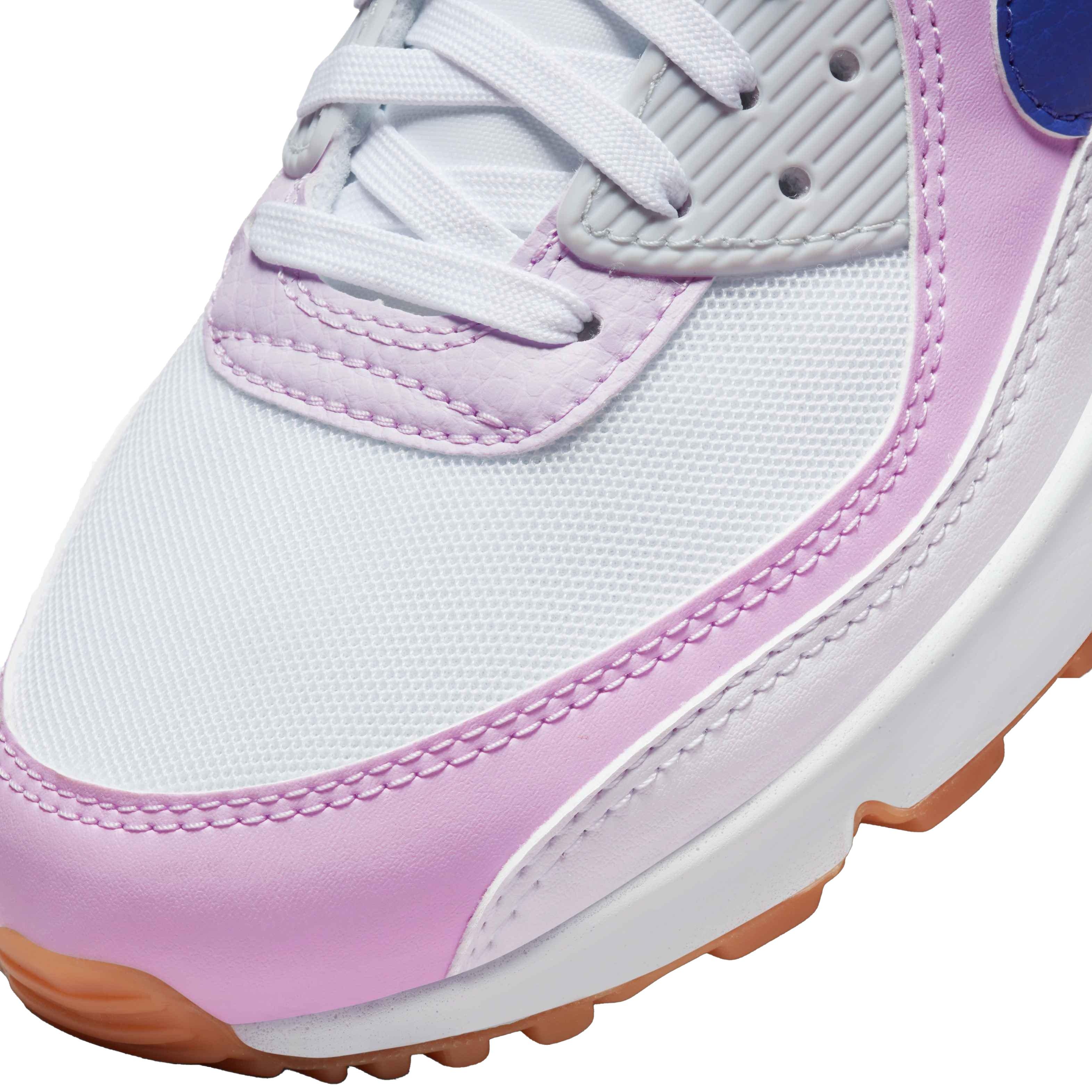 Nike Air Max 90 "White/Lapis/Doll/Pure Platinum" Women's Shoe - WHITE Thumbnail View 7