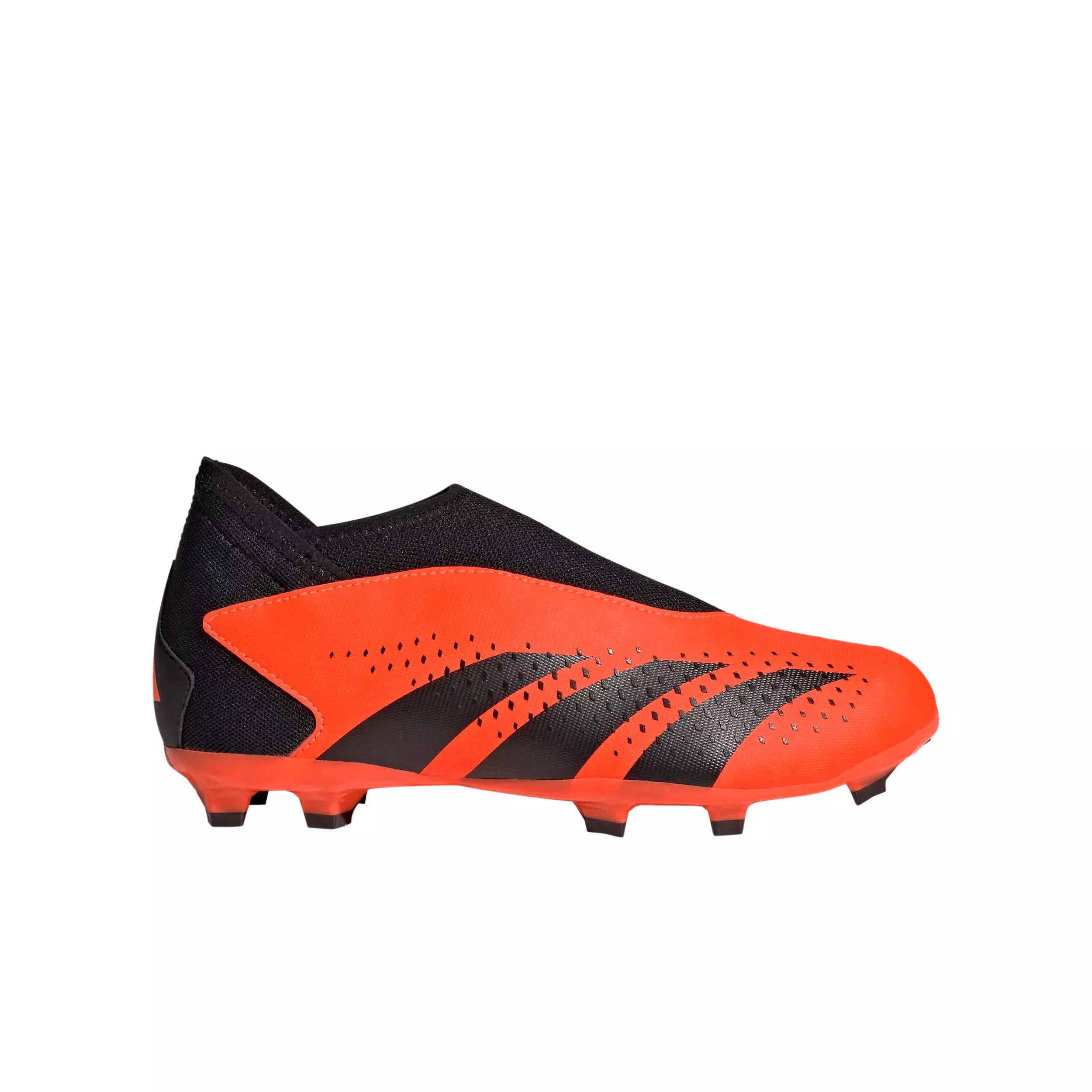adidas Predator Accuracy.3 Laceless FG "Team Solar Orange/Black/Black" Preschool Kids' Soccer Cleat - ORANGE/BLACK/BLACK