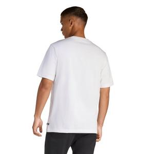 adidas Men's Mini Embroidery Basketball Graphic T-Shirt - White