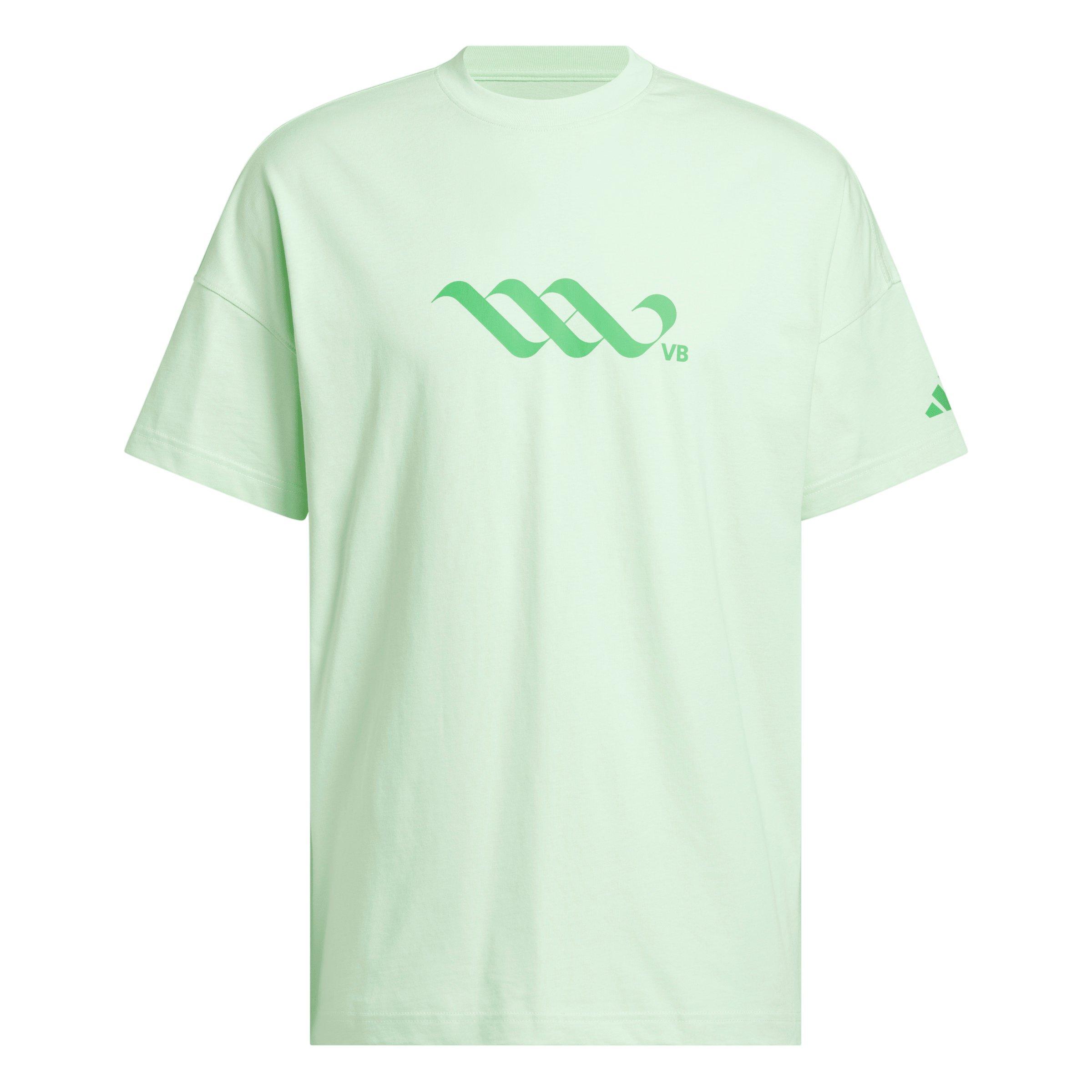 adidas Men's LOVB Nebraska Graphic T-Shirt - Green - GREEN Thumbnail View 6
